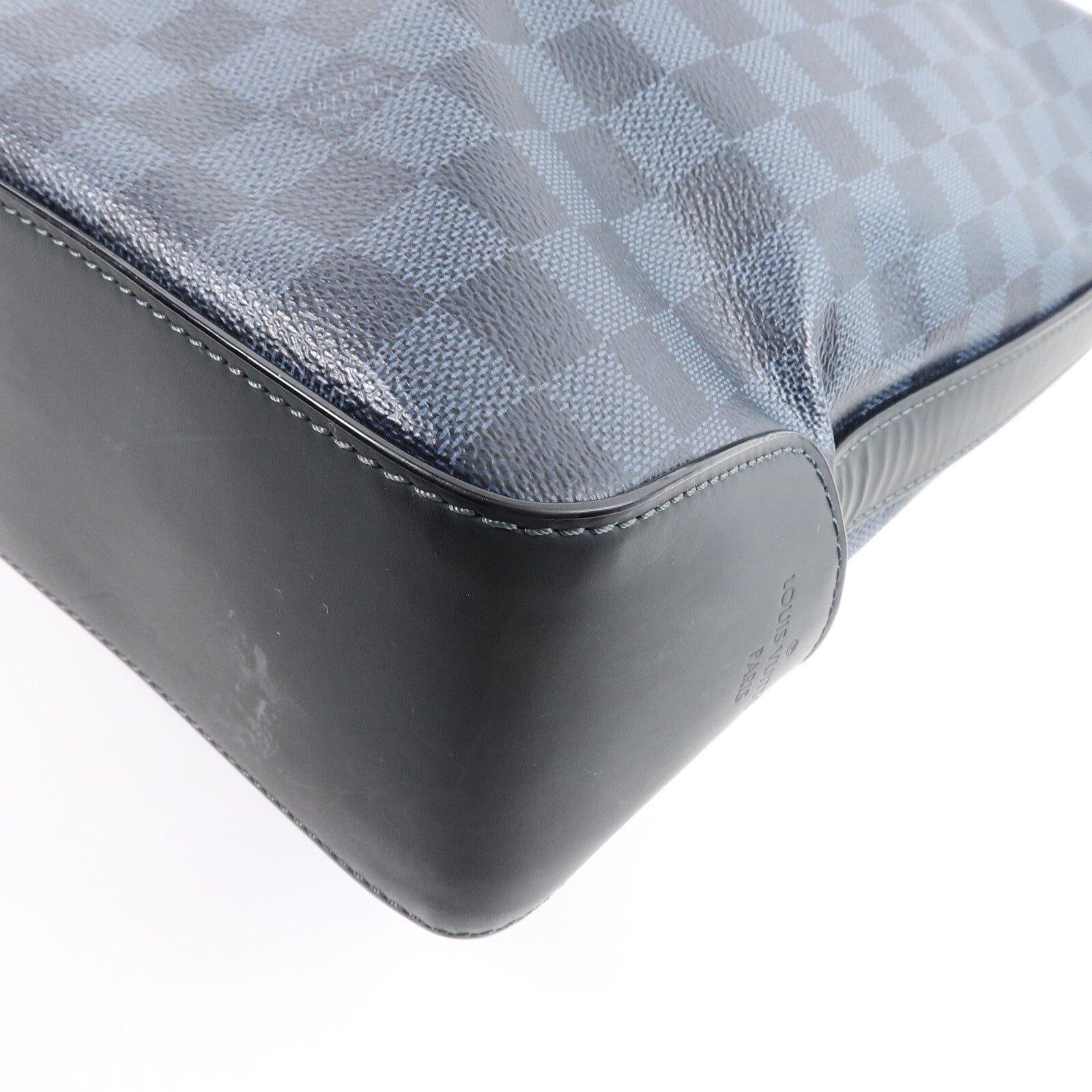 LOUIS VUITTON Damier Cobalt Greenwich手挽肩背兩用袋