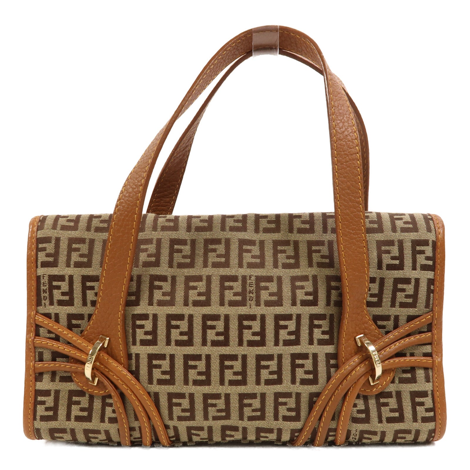 FENDI 帆布Hand Bag金扣手挽袋