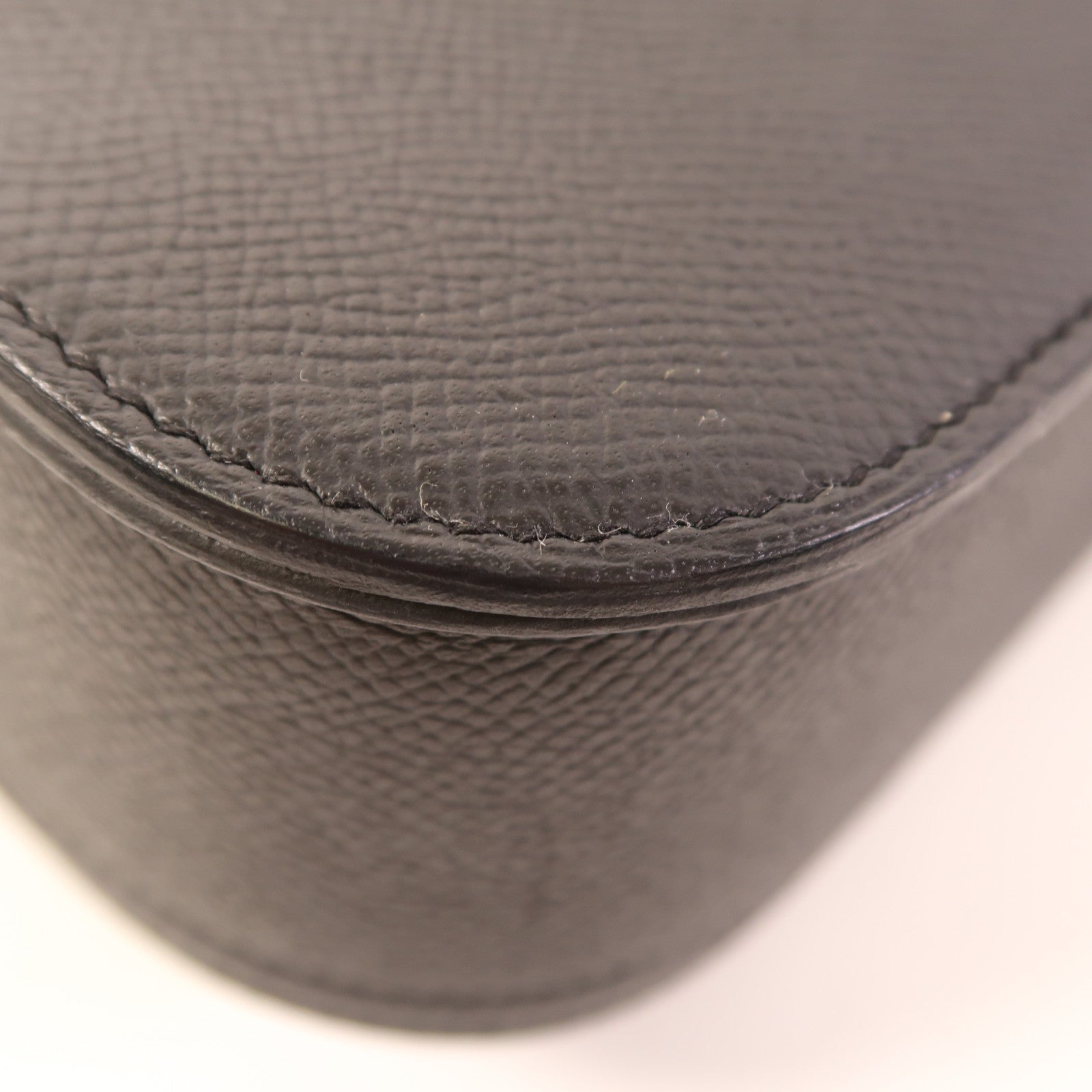 HERMES Epsom皮革Della Cavalleria Mini金扣肩背袋Noir