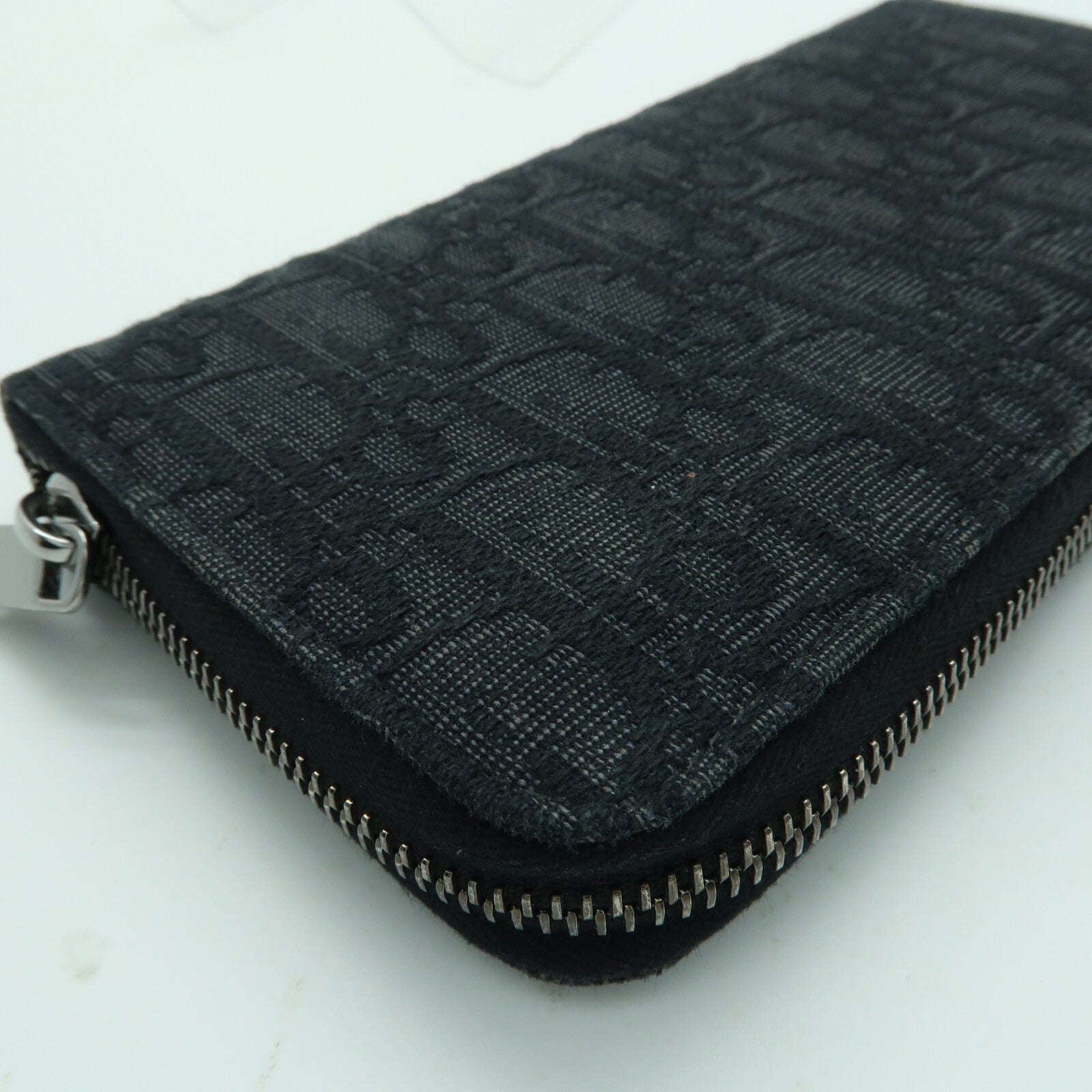 Dior 帆布Wallet銀扣長錢包