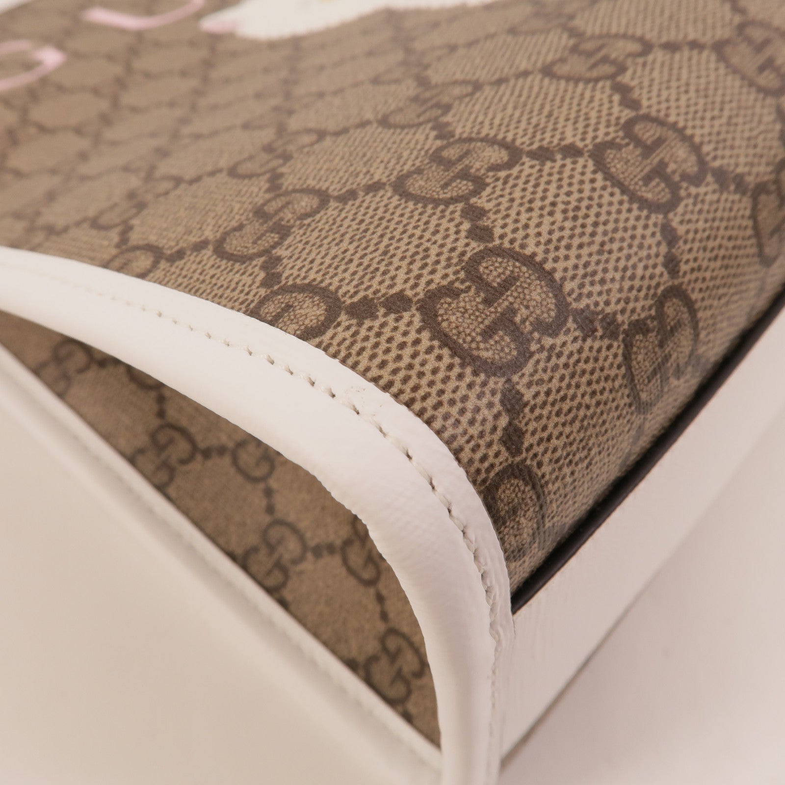 GUCCI 塗層帆布Children's Cat Print Tote Bag手挽袋