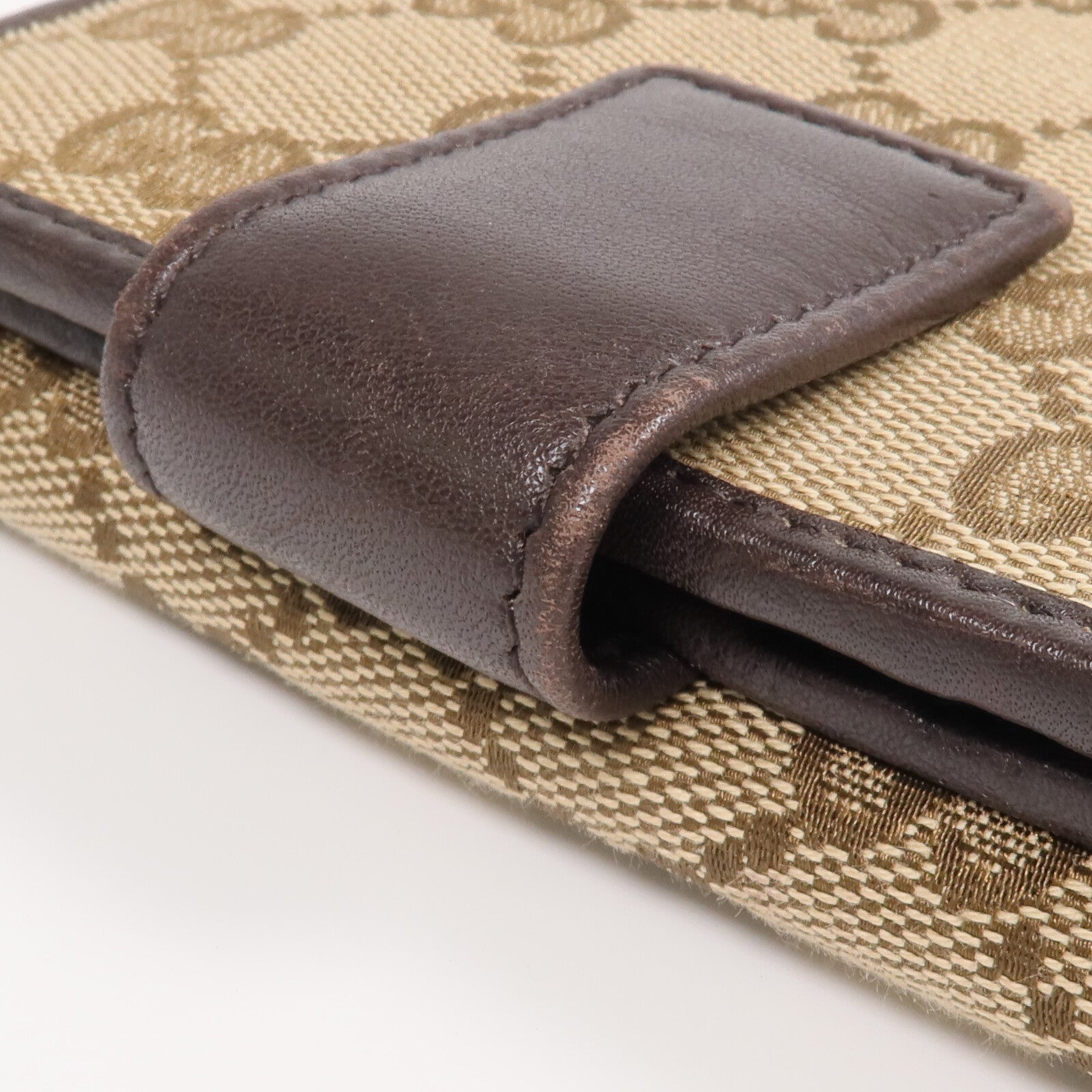 GUCCI 帆布Wallet金扣錢包