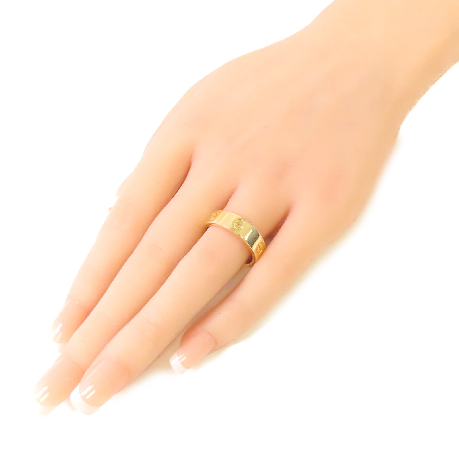 CARTIER 18K黃金Love Ring Classic Model戒指Cartier#58/US#8.25