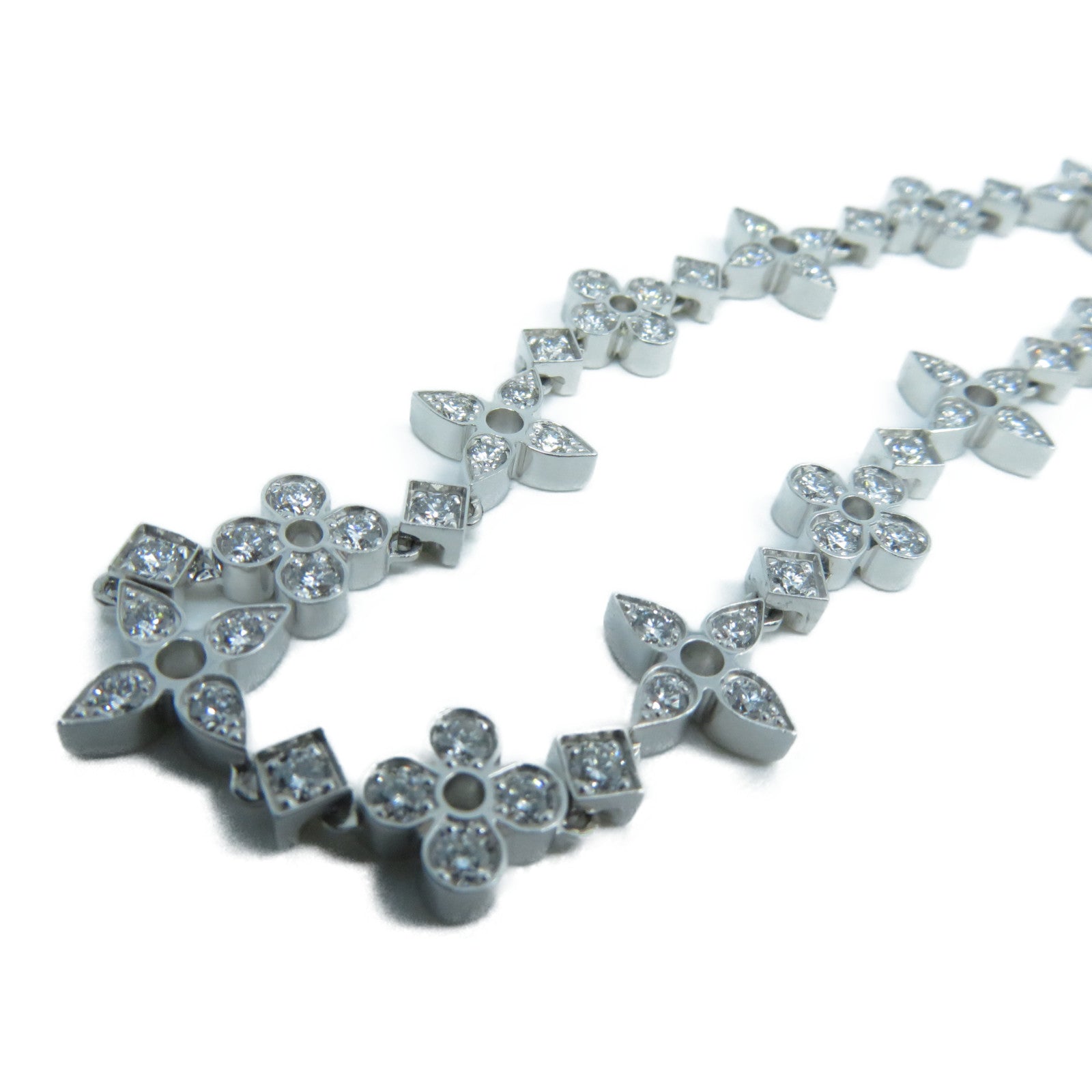 LOUIS VUITTON 【激減優惠】18K白金Ideal Diamond Bracelet鑽石手鏈銀色