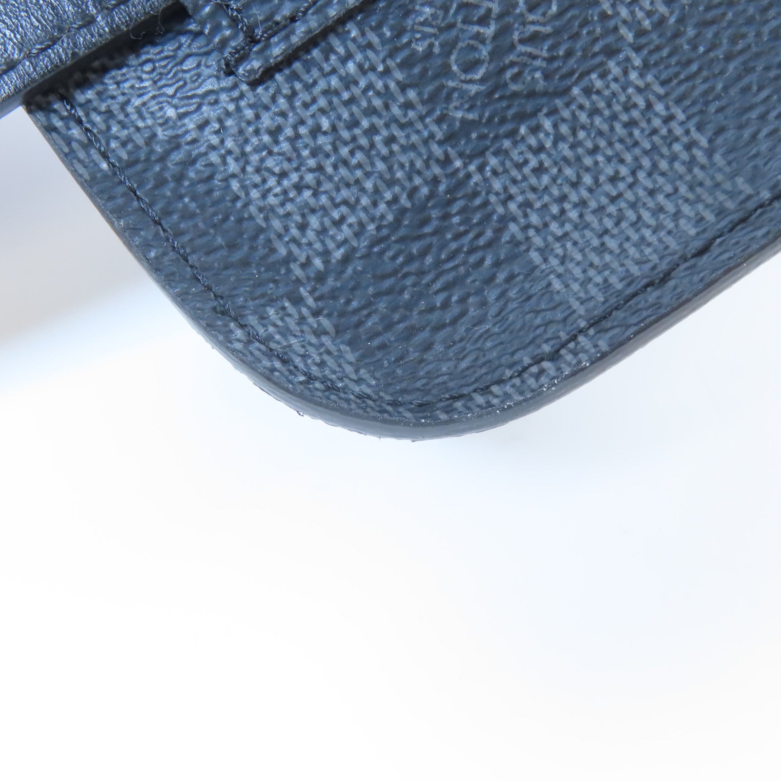 LOUIS VUITTON Damier Graphite Waist Bag銀扣腰包黑色/灰色