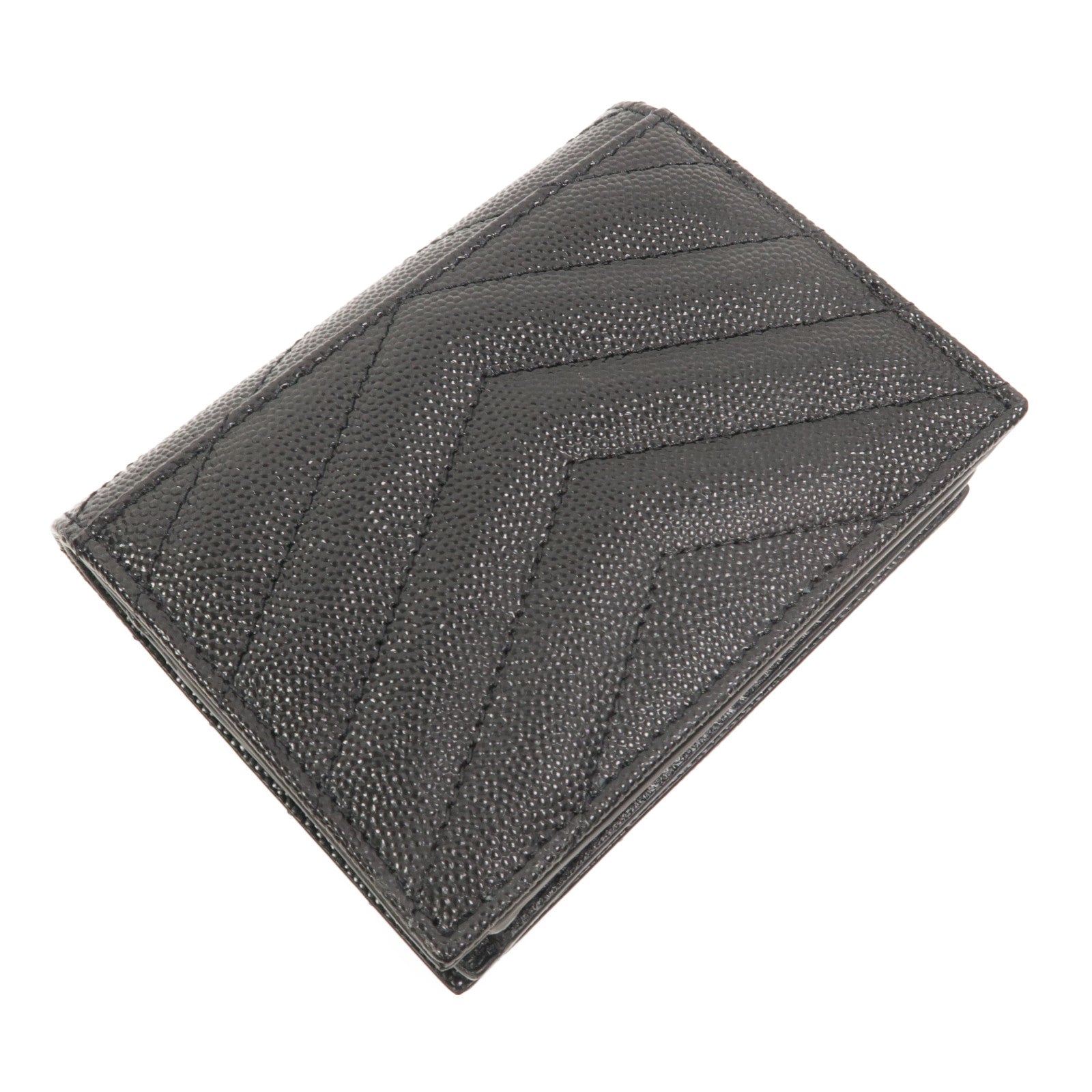 SAINT LAURENT 牛皮皮革Cassandre Matelasse Flap Card Case錢包