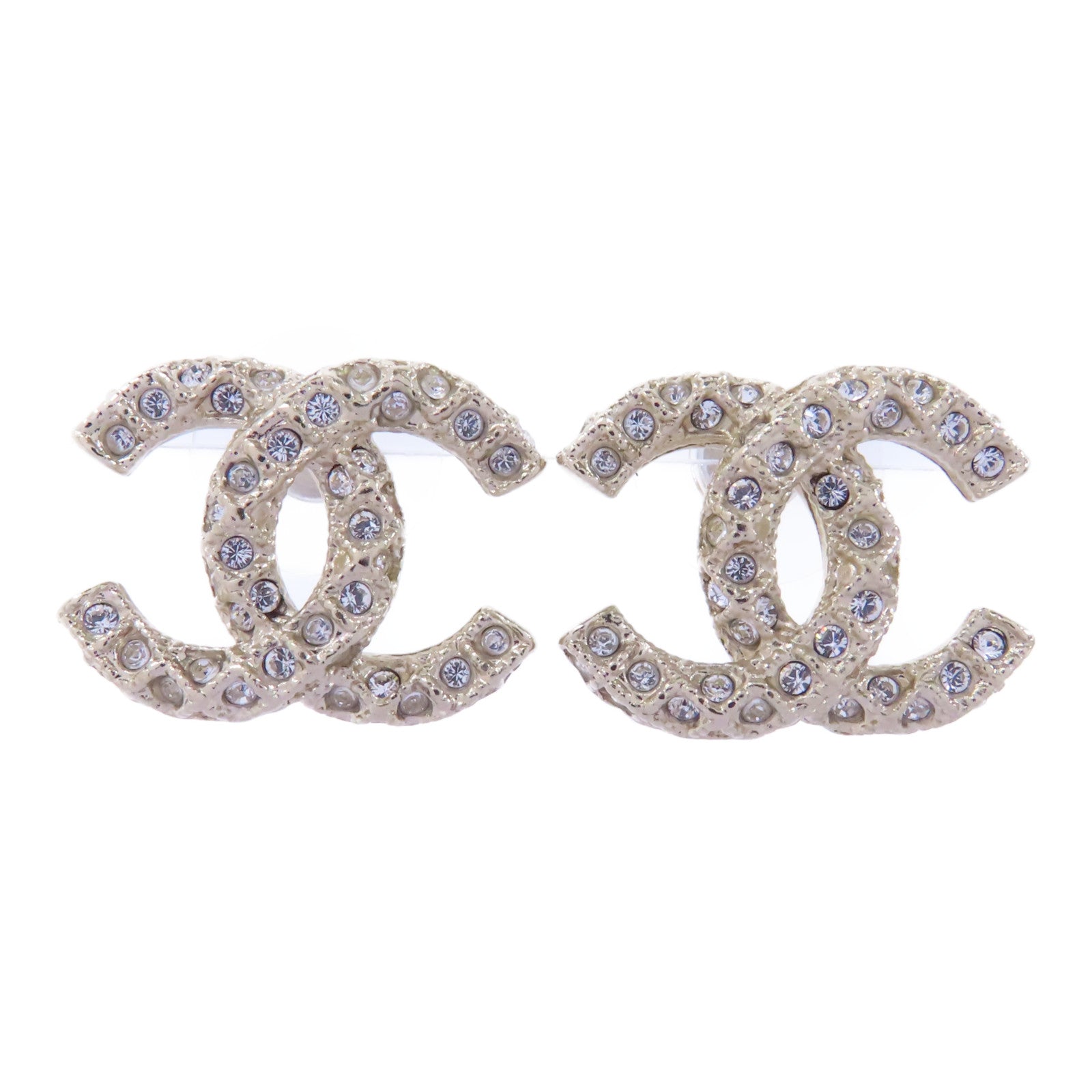 CHANEL 【激減優惠】PVC/金屬Earrings耳環金色/透明