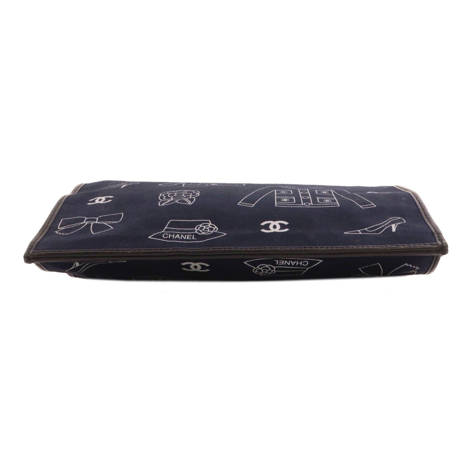 CHANEL 帆布Icon Hand Bag鏈帶手挽袋
