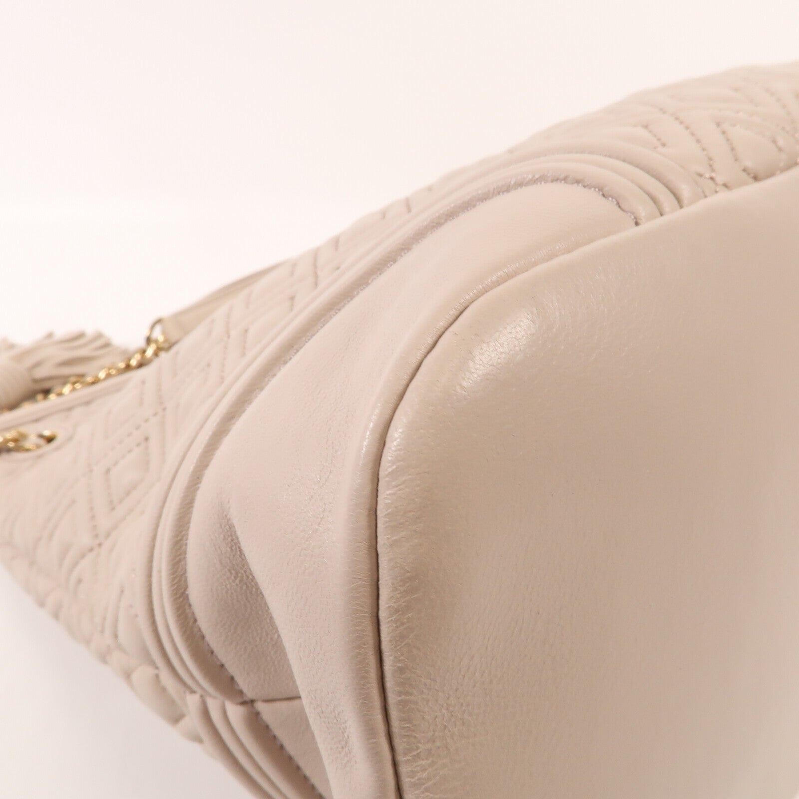 Tory Burch 牛皮皮革Tote Bag金扣鏈帶肩背袋