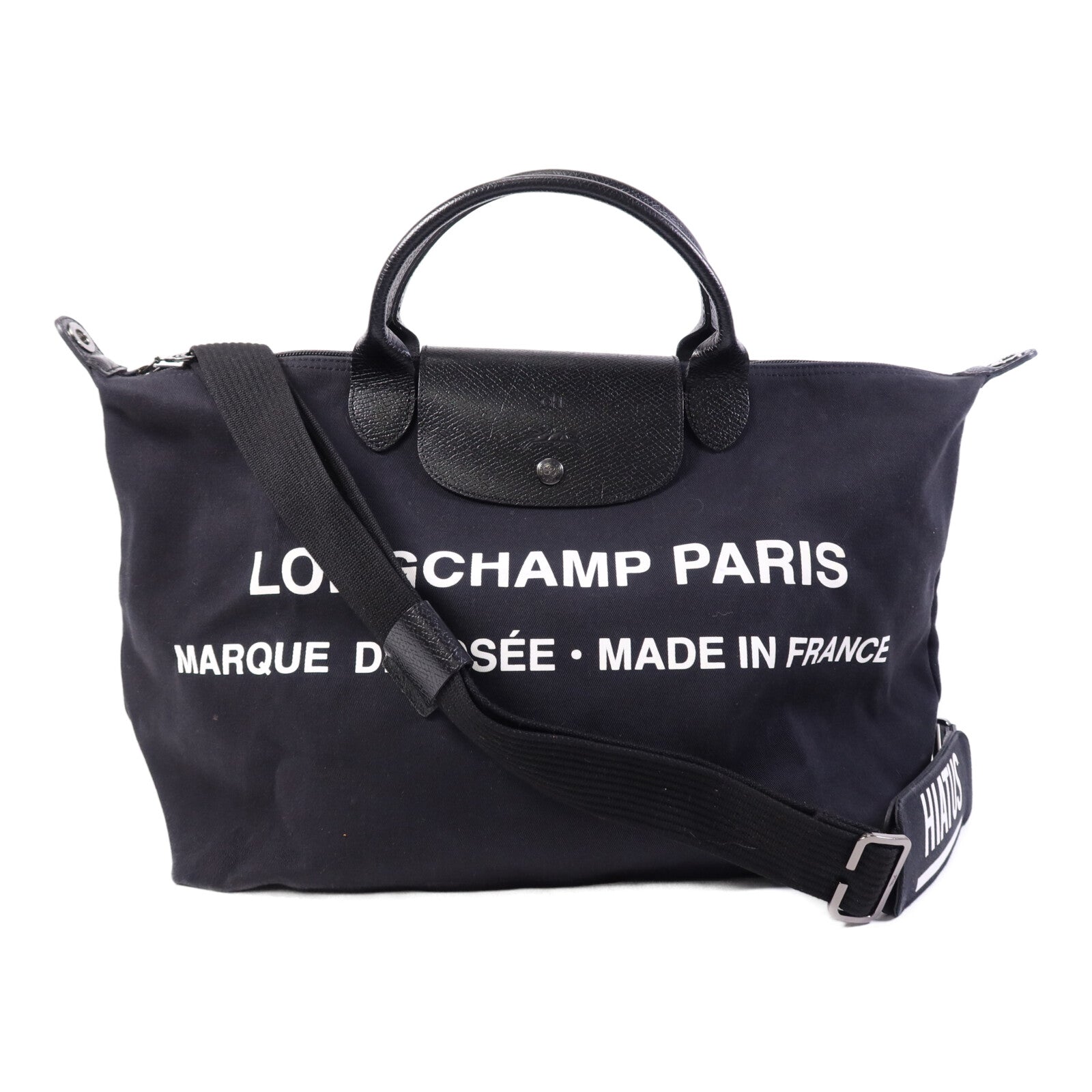 Longchamp 帆布/皮革2 Way Shoulder Bag手挽肩背兩用袋
