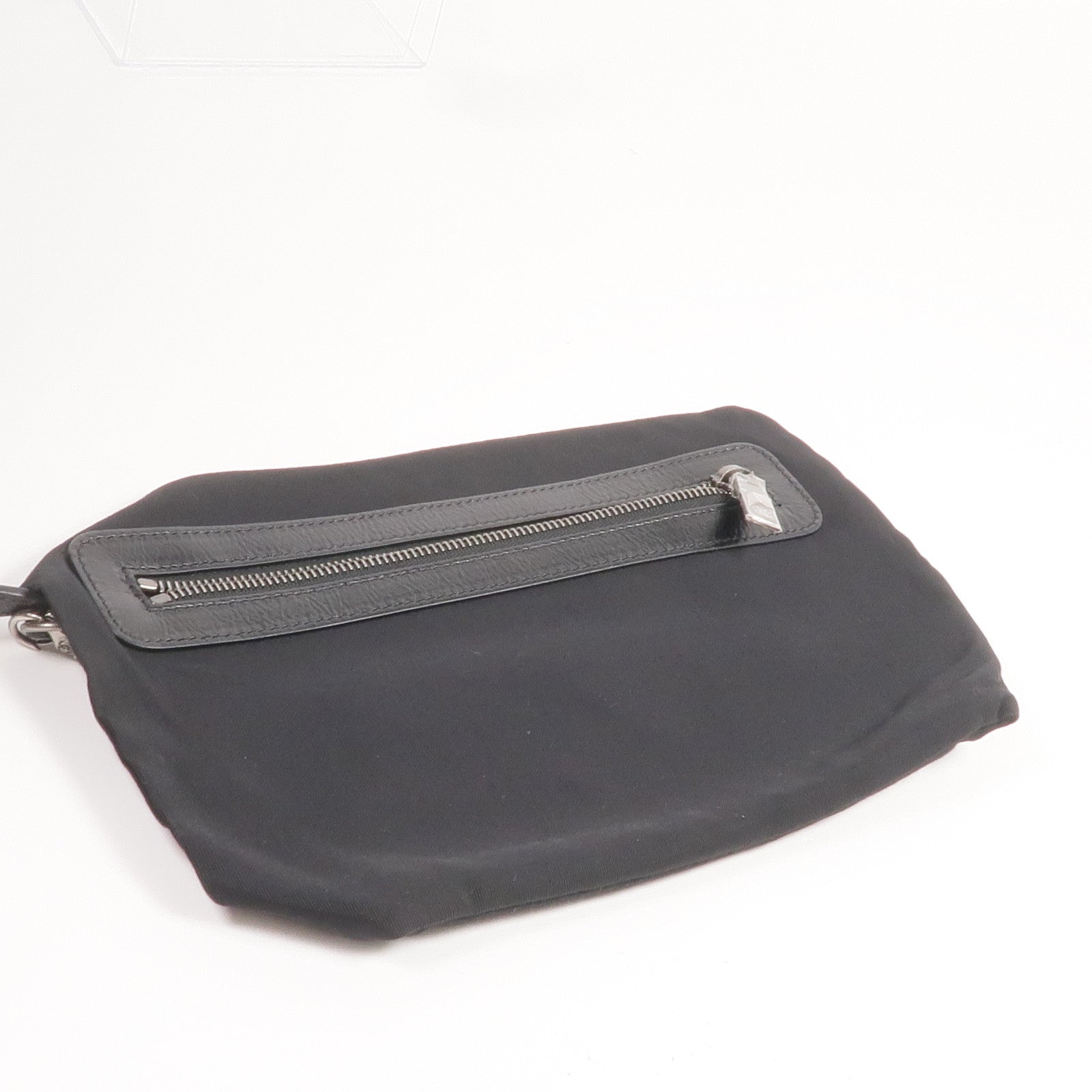 CHANEL 牛皮皮革Chain Shoulder銀扣鏈帶肩背袋