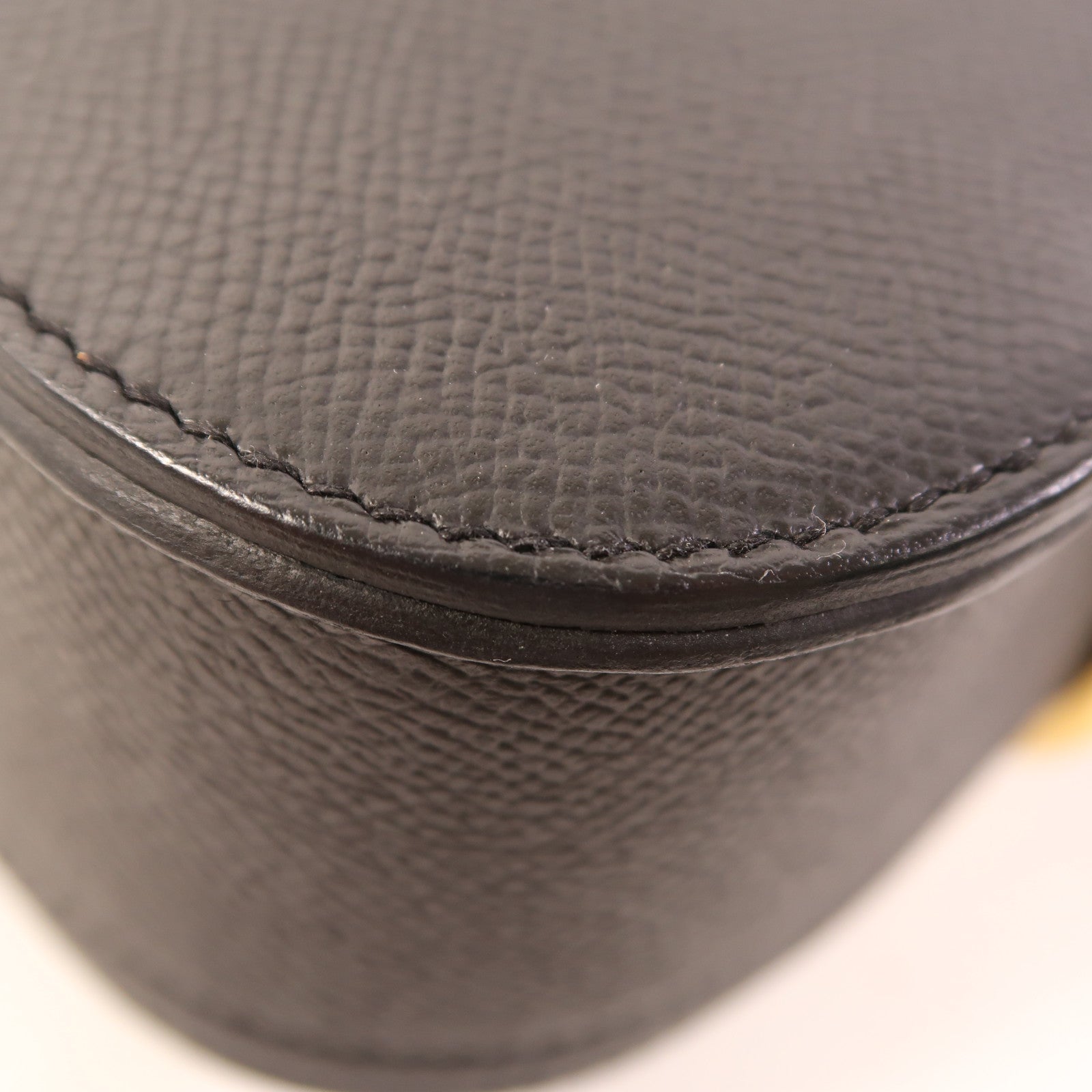 HERMES Epsom皮革Della Cavalleria Mini金扣肩背袋Noir