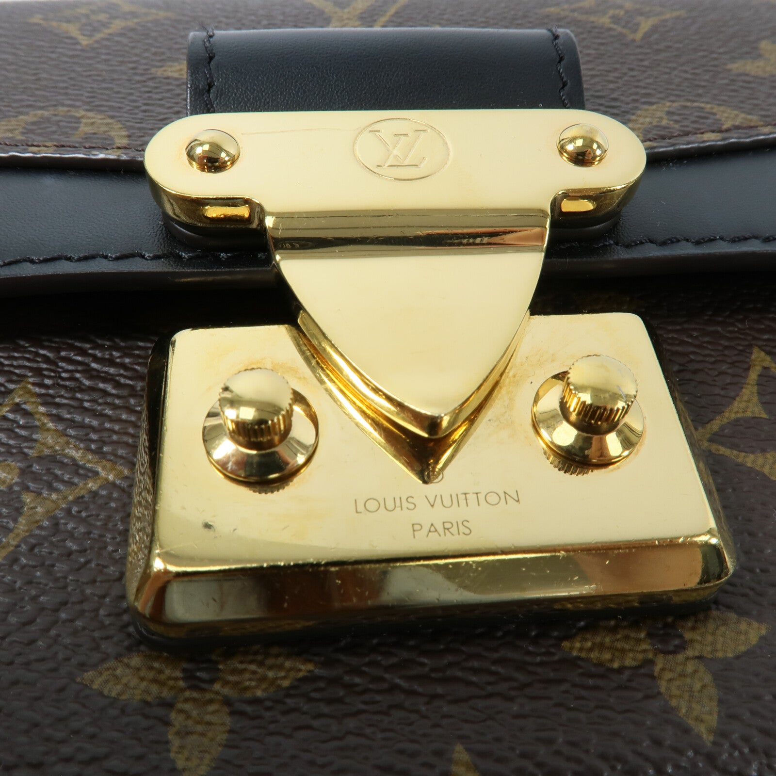 LOUIS VUITTON Monogram Marceau鏈帶手挽肩背兩用袋