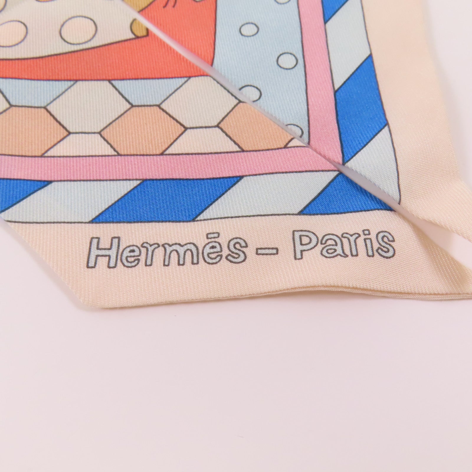 HERMES 絲質Twilly絲巾