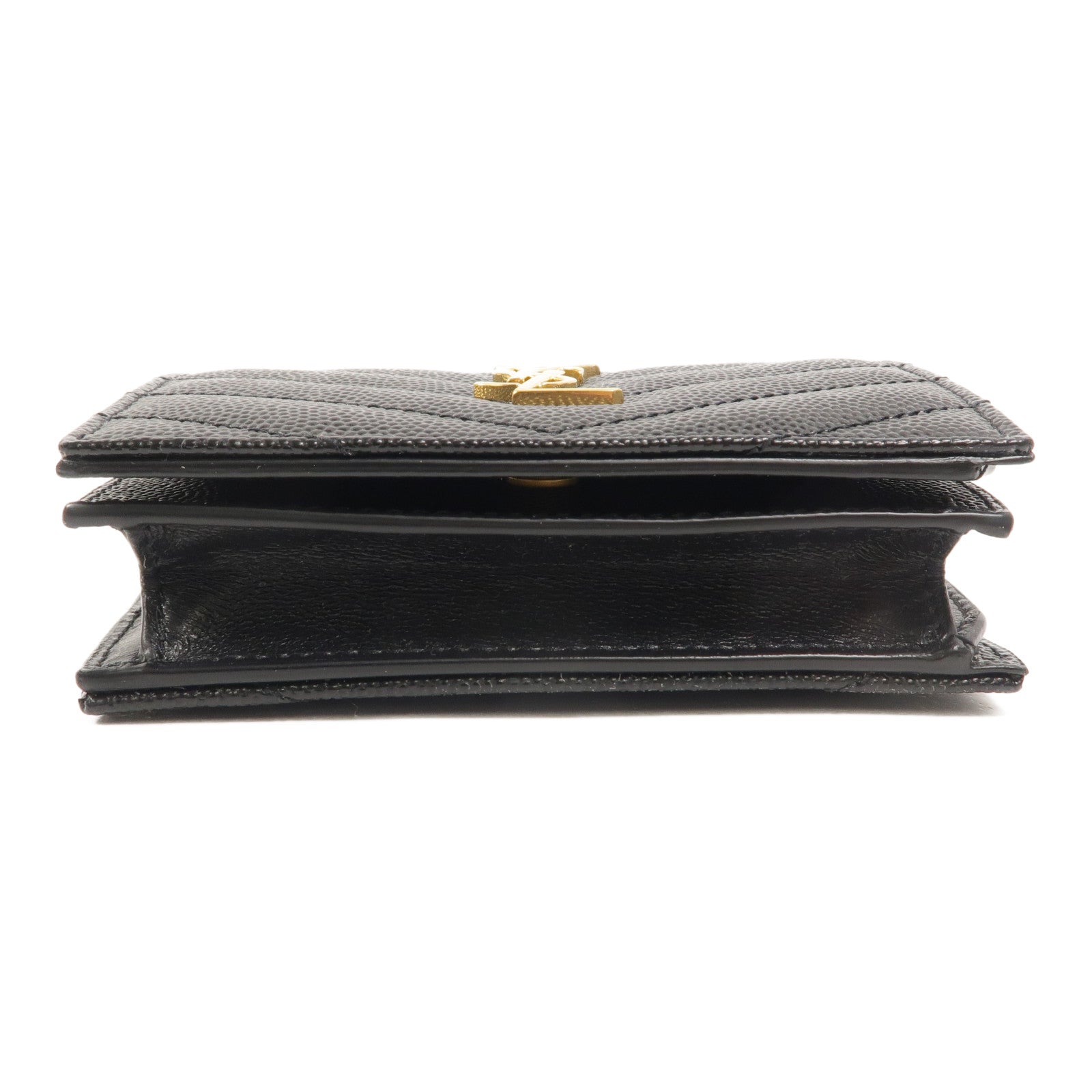 SAINT LAURENT 牛皮皮革Cassandre Matelasse Flap Card Case錢包