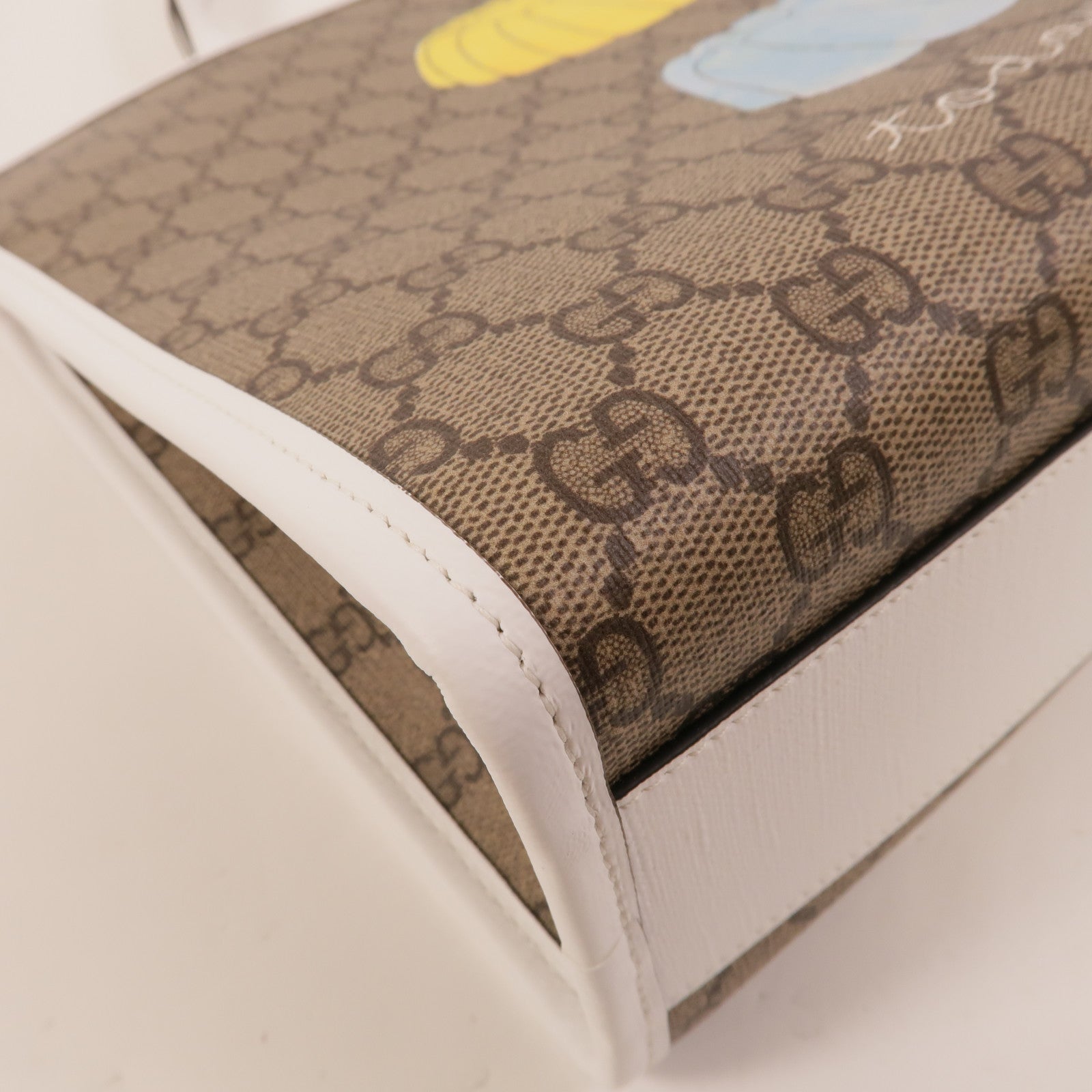 GUCCI 塗層帆布Children's Cat Print Tote Bag手挽袋