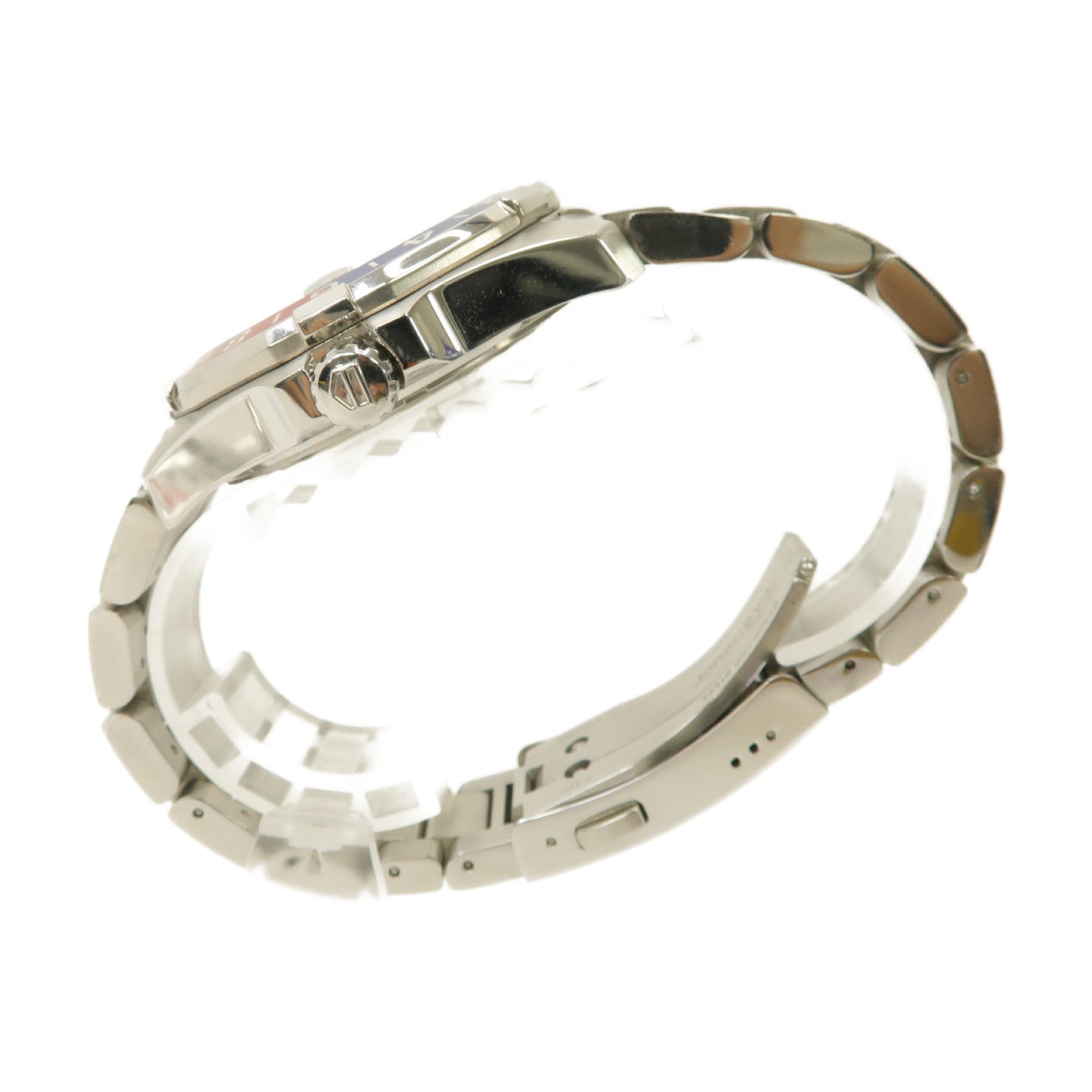 TAG HEUER Aquaracer GMT不鏽鋼手錶自動機芯黑色
