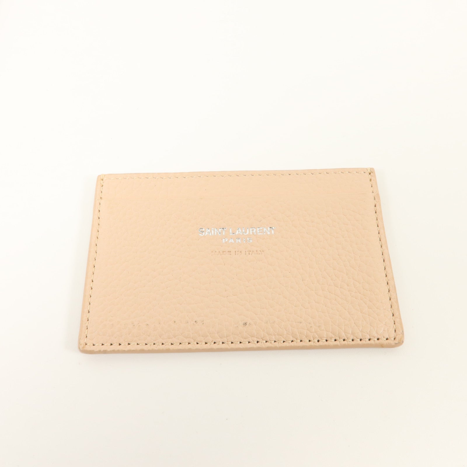 SAINT LAURENT 牛皮皮革Sac De Jour Bifold Wallet銀扣錢包