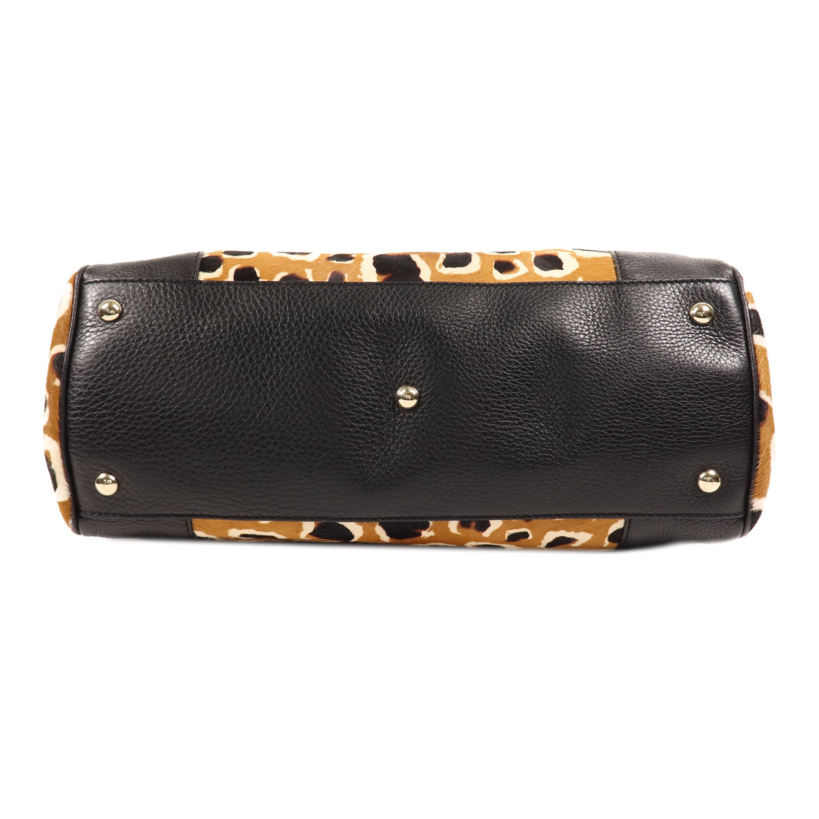 GUCCI 馬毛Bamboo Shopper Satchel Bag金扣手挽肩背兩用袋