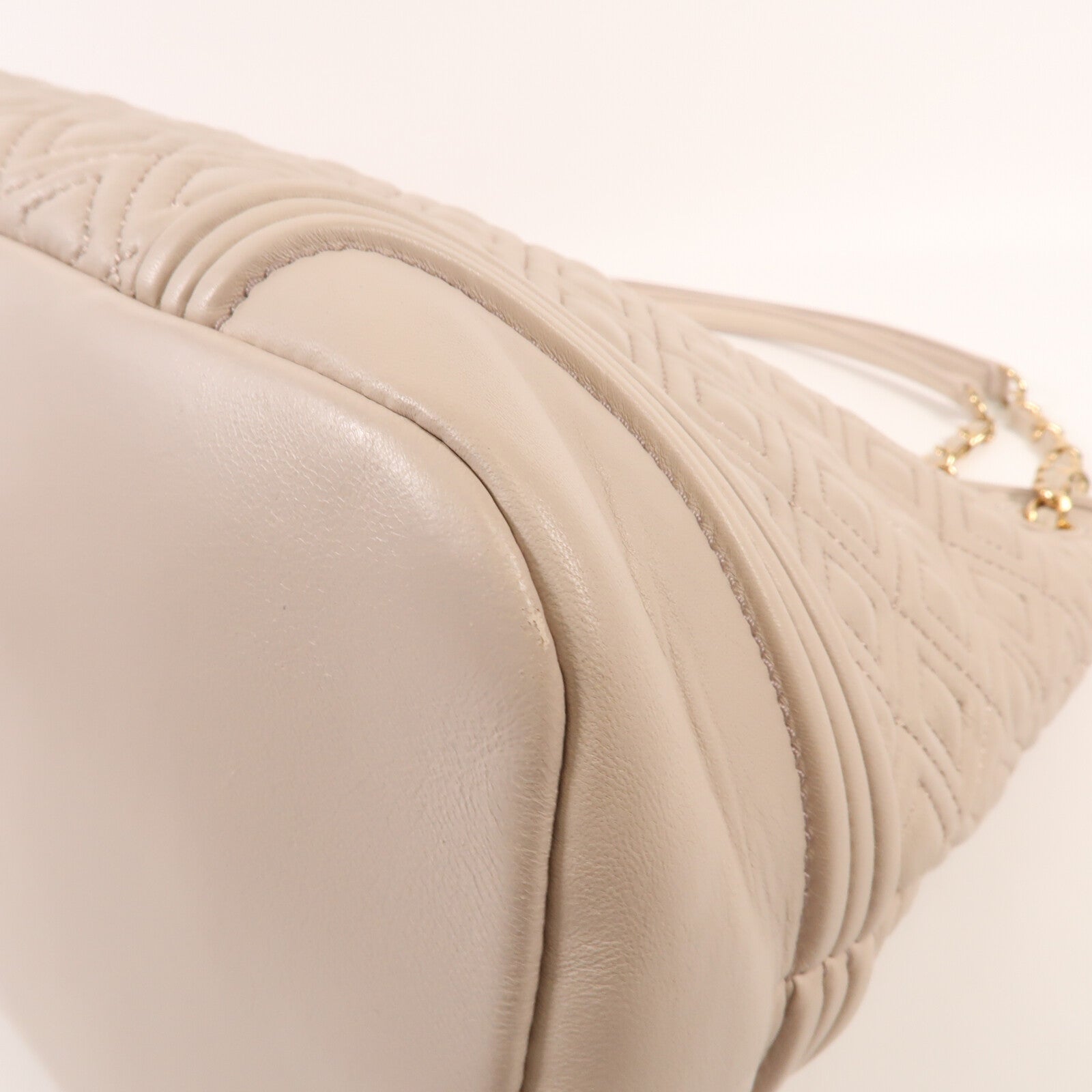 Tory Burch 牛皮皮革Tote Bag金扣鏈帶肩背袋