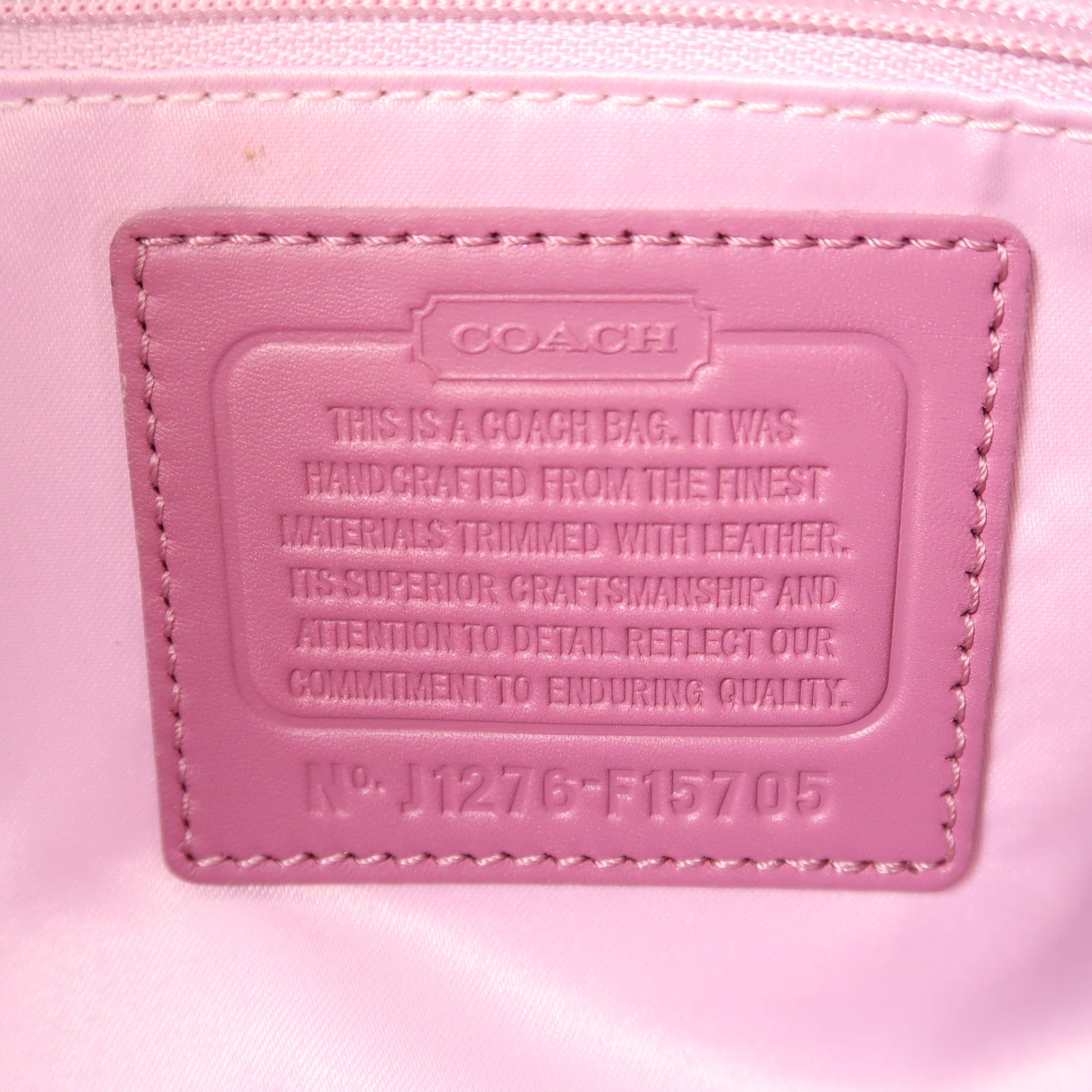 COACH 塗層帆布Shoulder Bag銀扣肩背袋