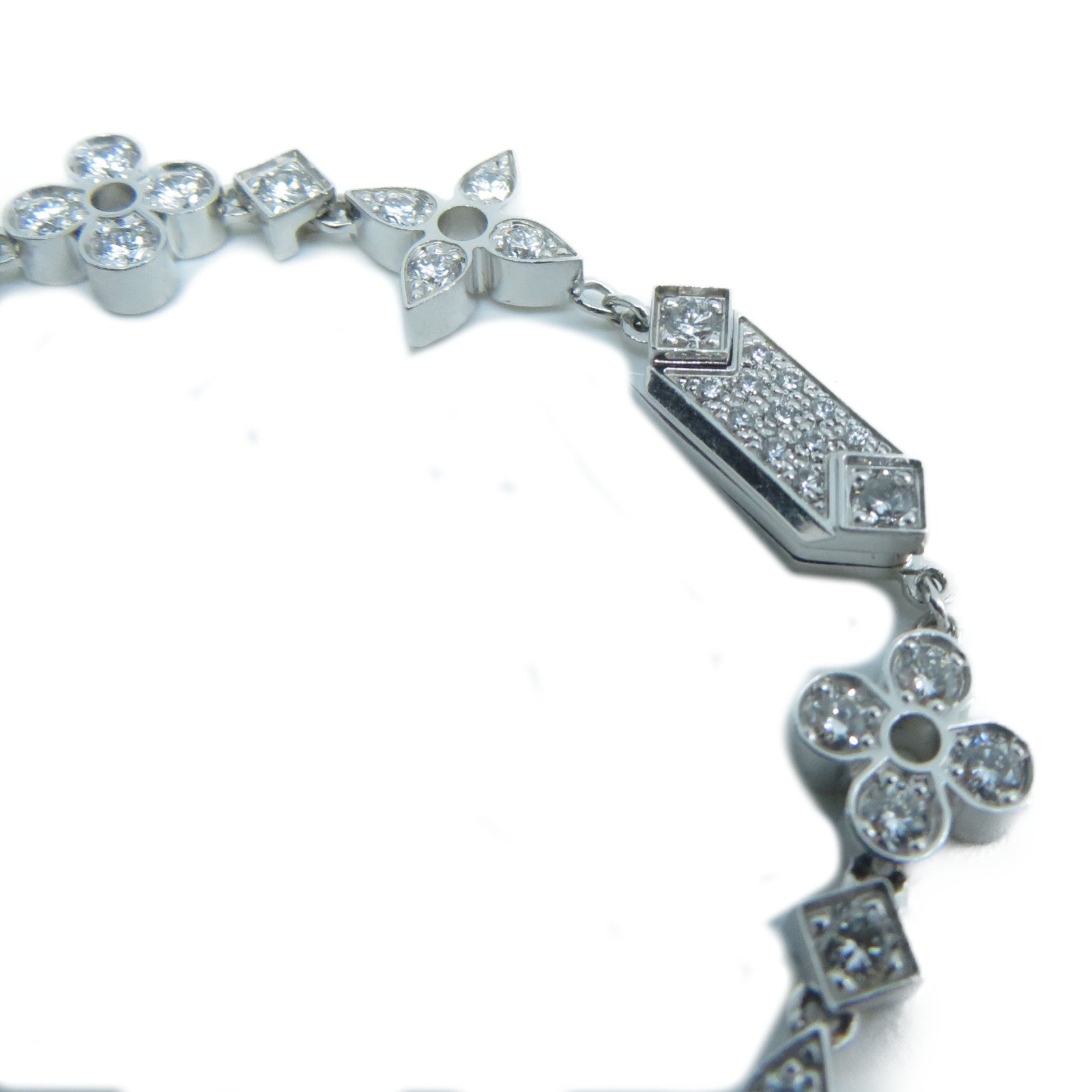 LOUIS VUITTON 【激減優惠】18K白金Ideal Diamond Bracelet鑽石手鏈銀色