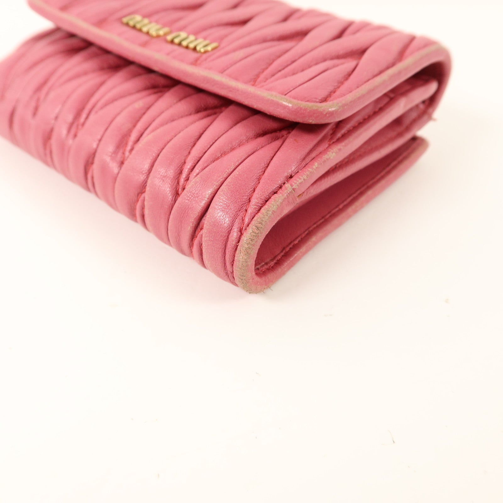 Miu Miu 羊皮皮革Matelasse Wallet錢包
