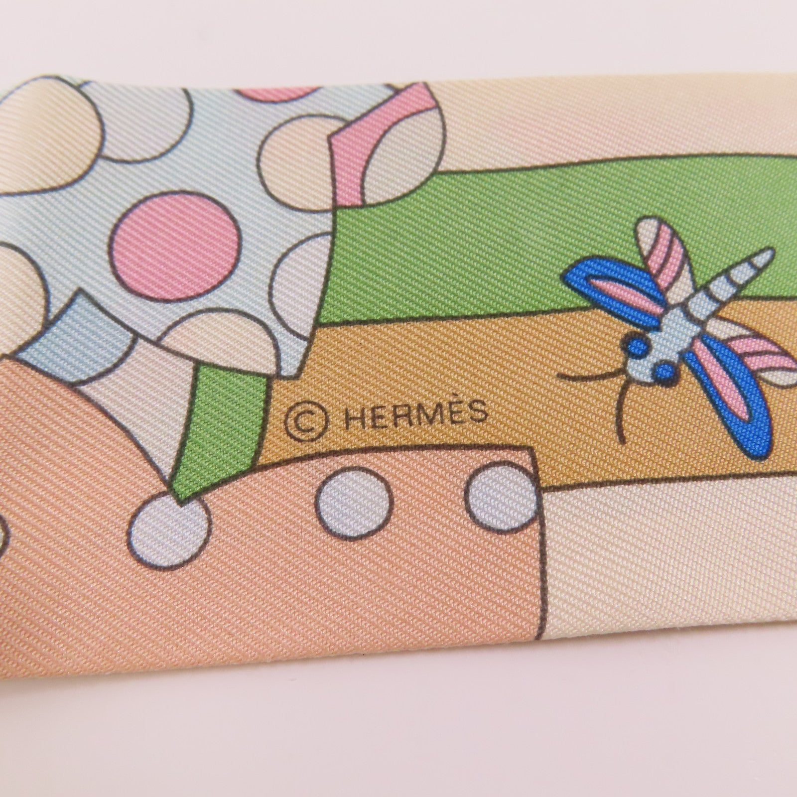 HERMES 絲質Twilly絲巾