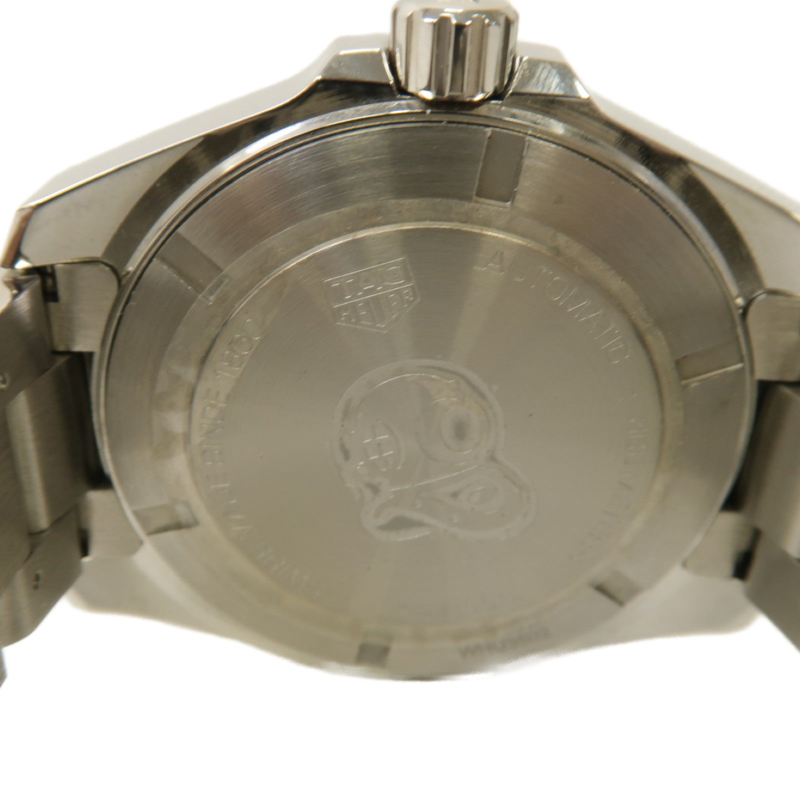 TAG HEUER Aquaracer GMT不鏽鋼手錶自動機芯黑色