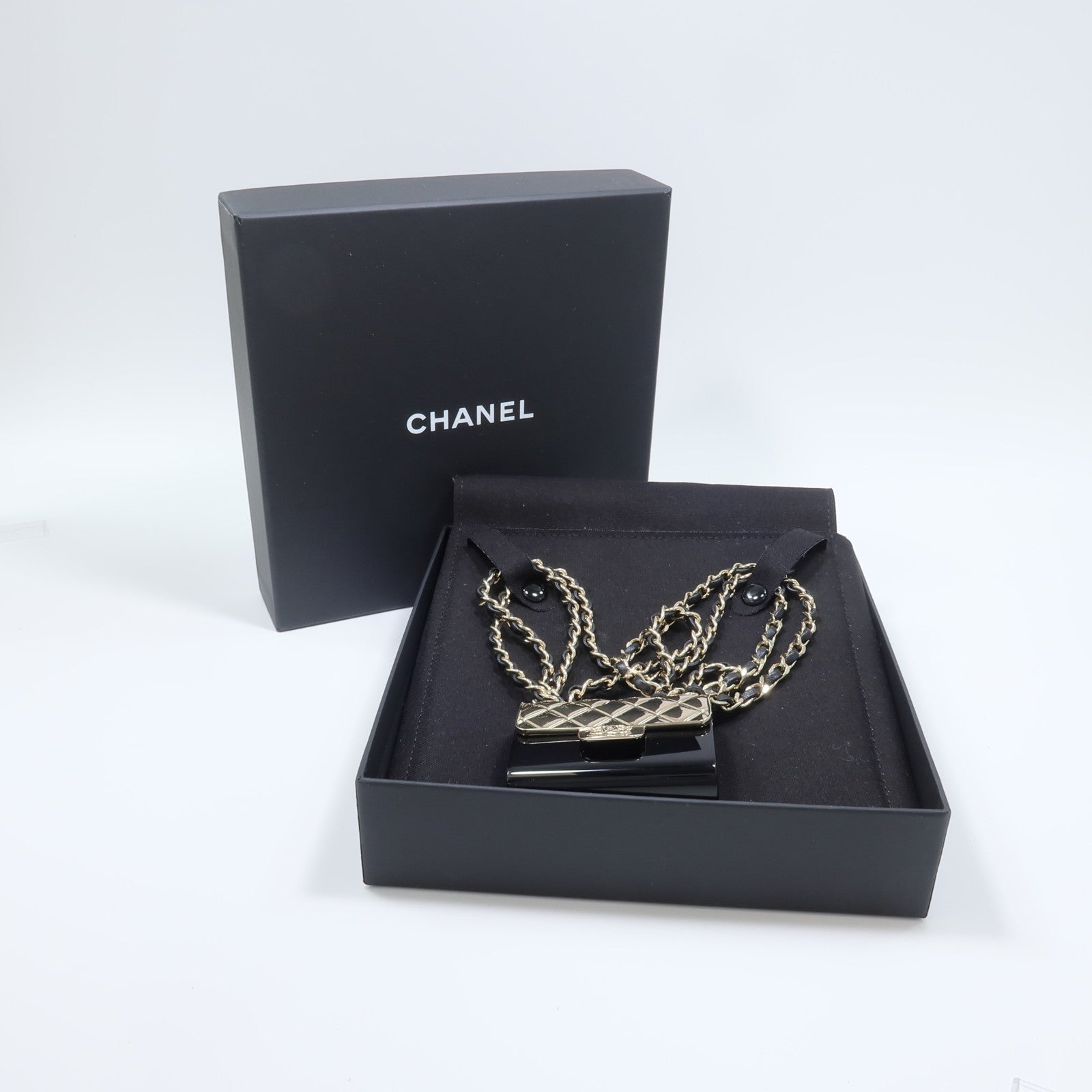 CHANEL 金屬/皮革Necklace項鍊