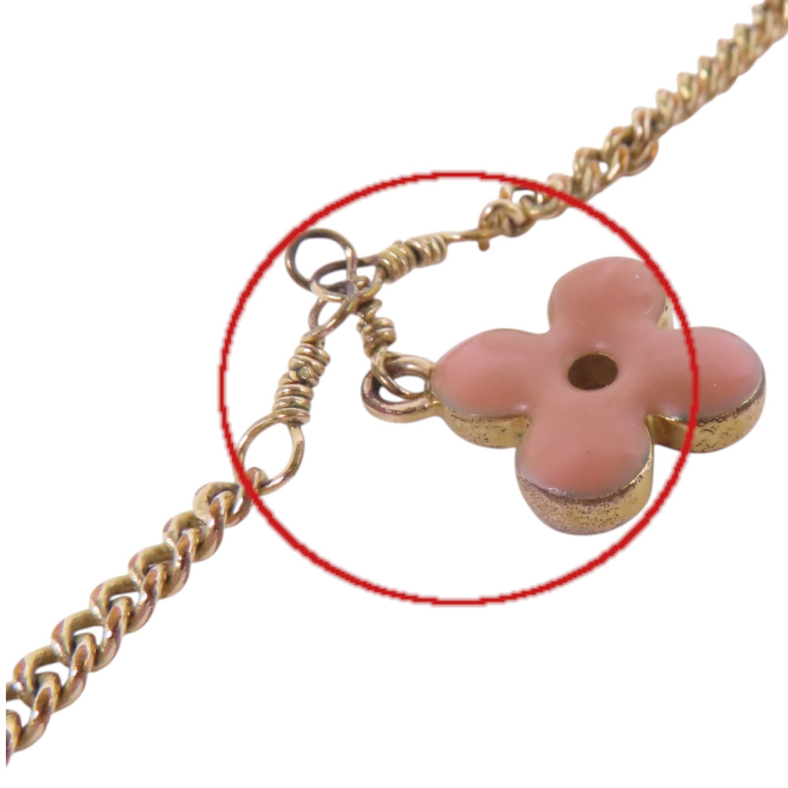 LOUIS VUITTON 金屬/PVC Bracelet金扣手鏈