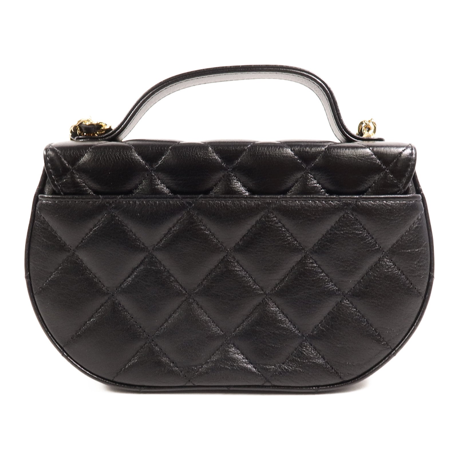 CHANEL 牛皮皮革Chain Shoulder鏈帶手挽肩背兩用袋