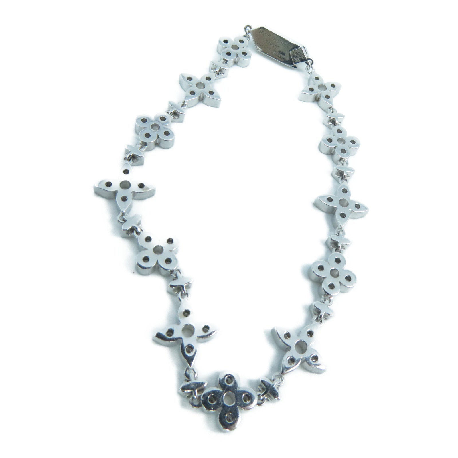 LOUIS VUITTON 【激減優惠】18K白金Ideal Diamond Bracelet鑽石手鏈銀色