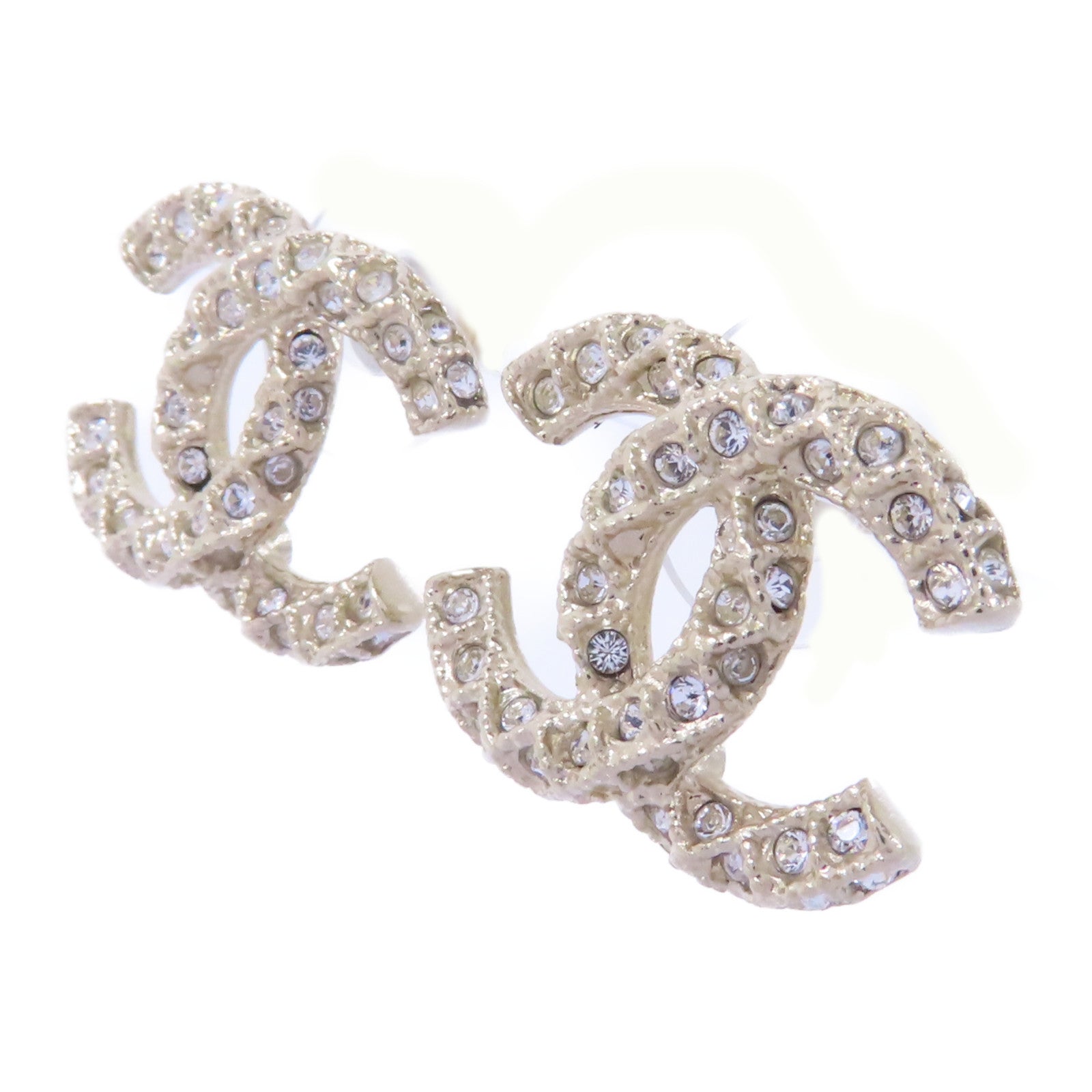 CHANEL 【激減優惠】PVC/金屬Earrings耳環金色/透明