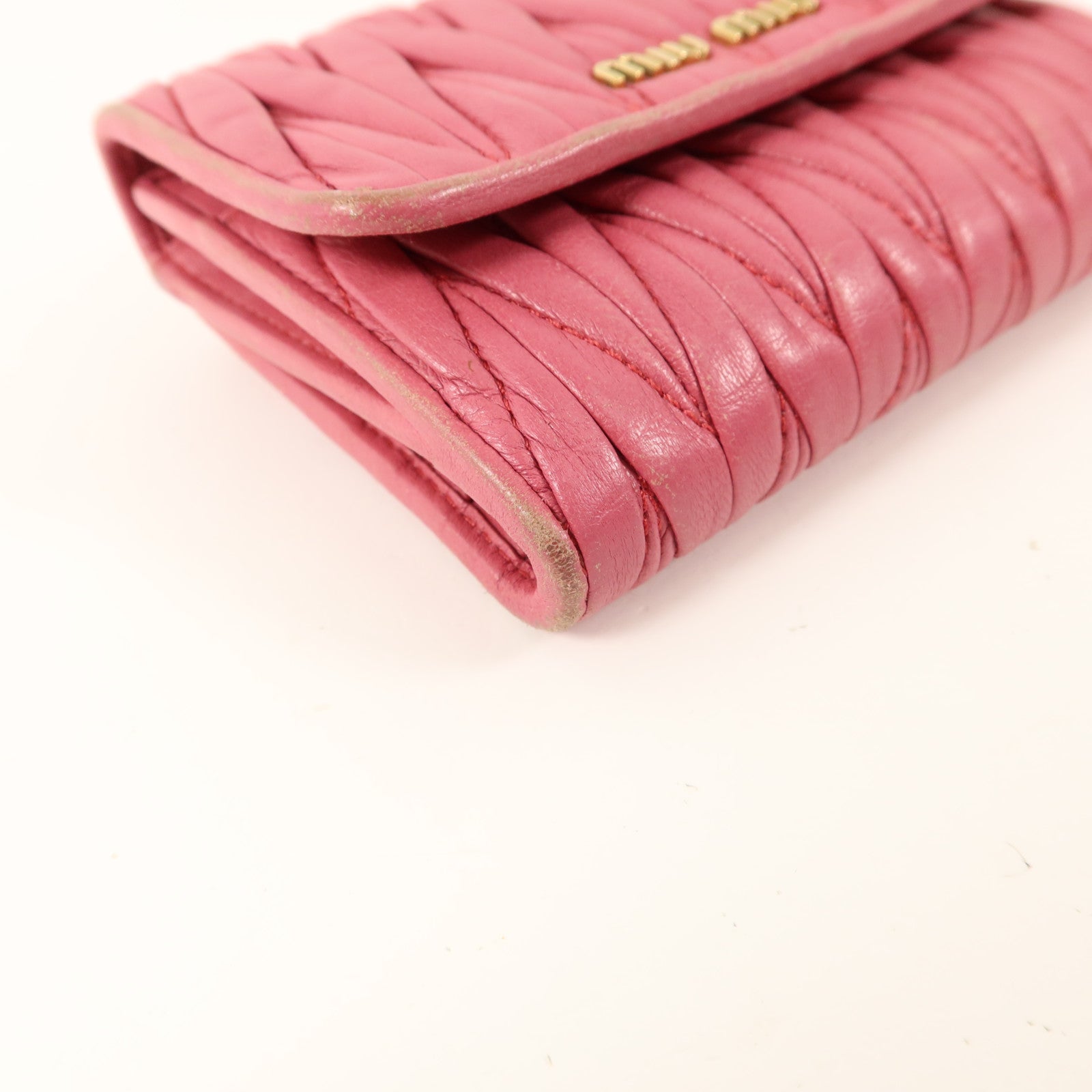 Miu Miu 羊皮皮革Matelasse Wallet錢包