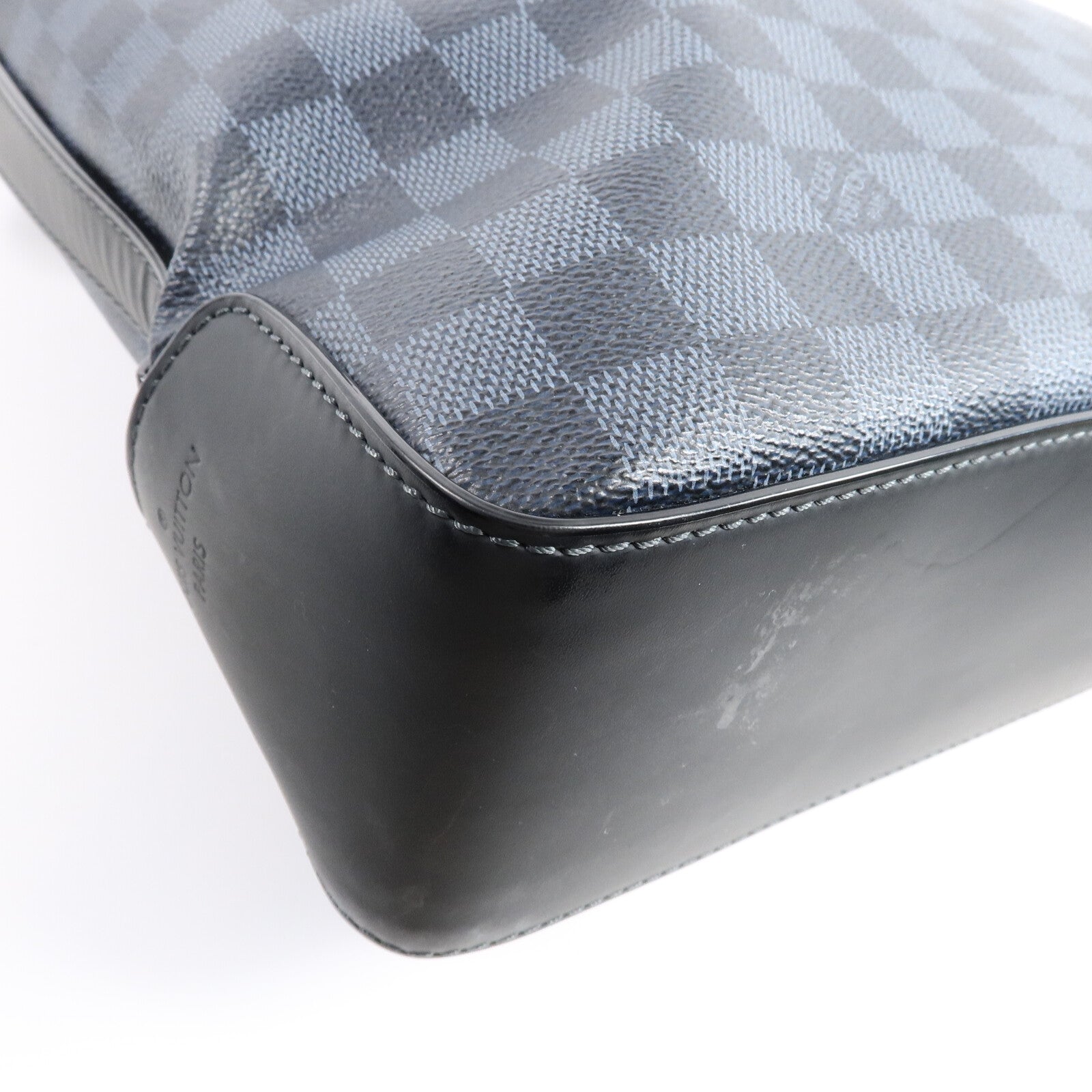 LOUIS VUITTON Damier Cobalt Greenwich手挽肩背兩用袋