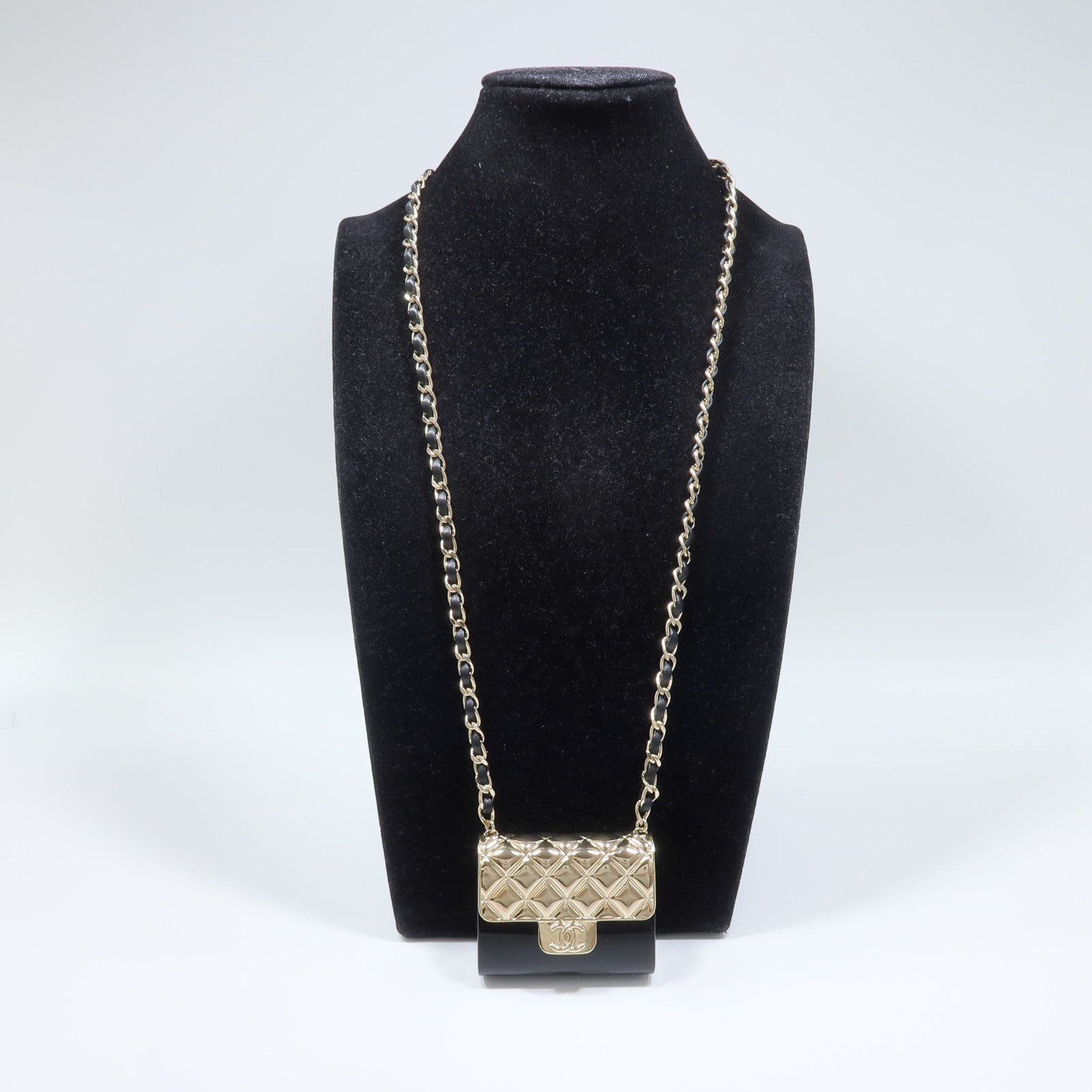 CHANEL 金屬/皮革Necklace項鍊