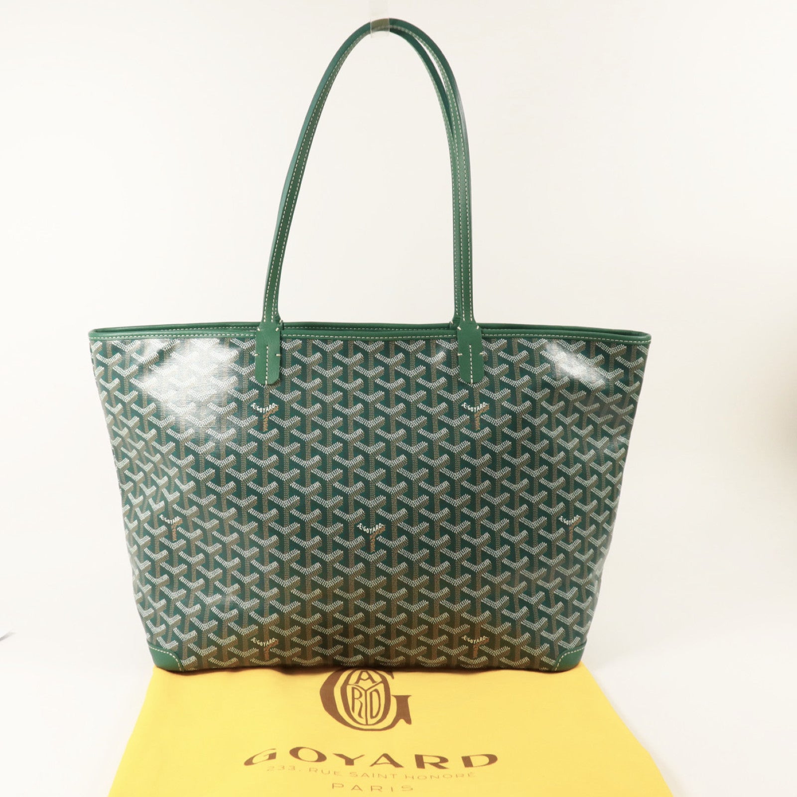 GOYARD 塗層帆布Artois MM銀扣肩背袋