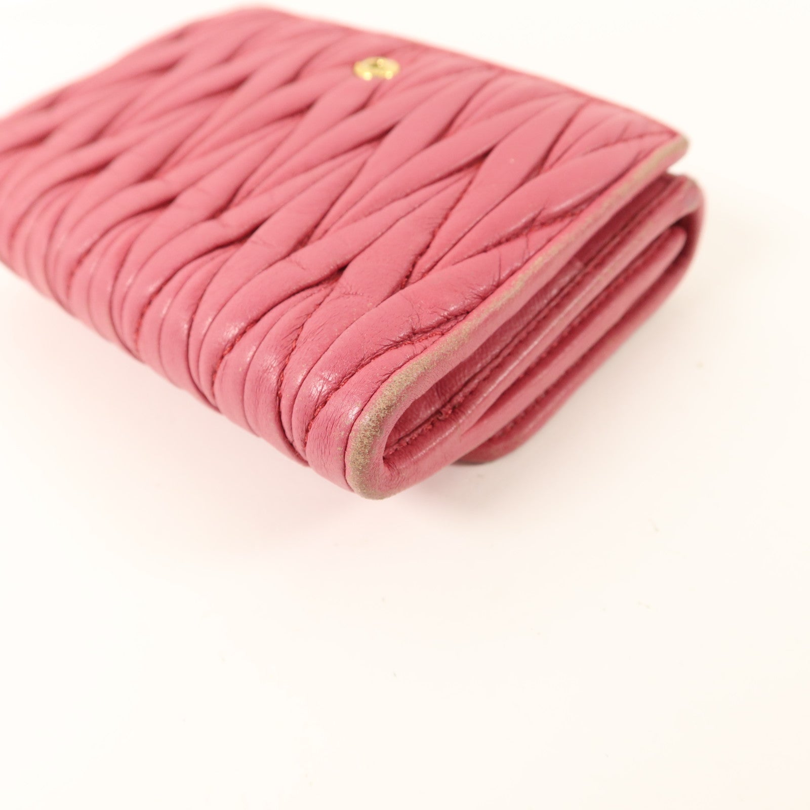 Miu Miu 羊皮皮革Matelasse Wallet錢包