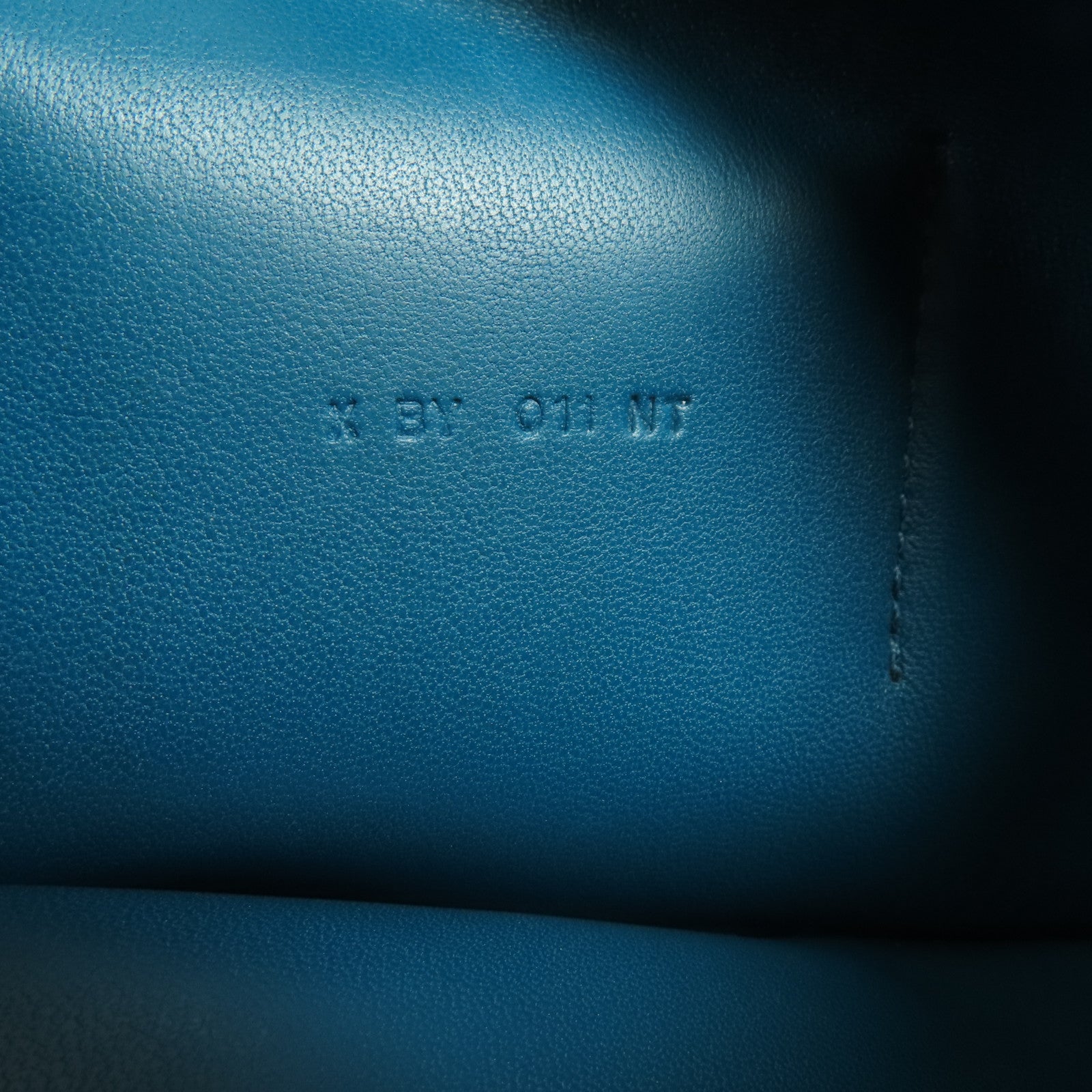 HERMES Togo皮革Dogon Wallet銀扣長錢包Bleu Izmir