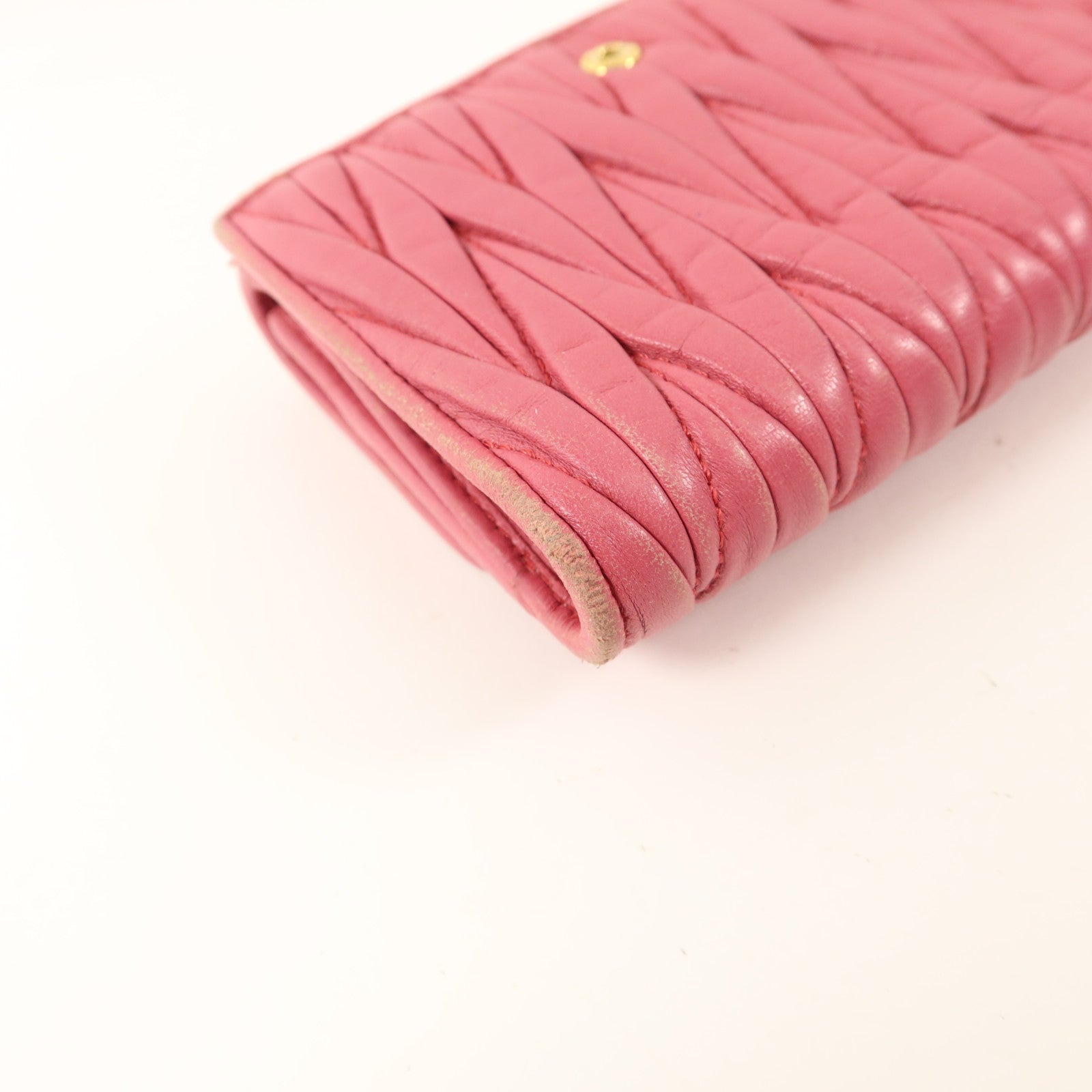 Miu Miu 羊皮皮革Matelasse Wallet錢包