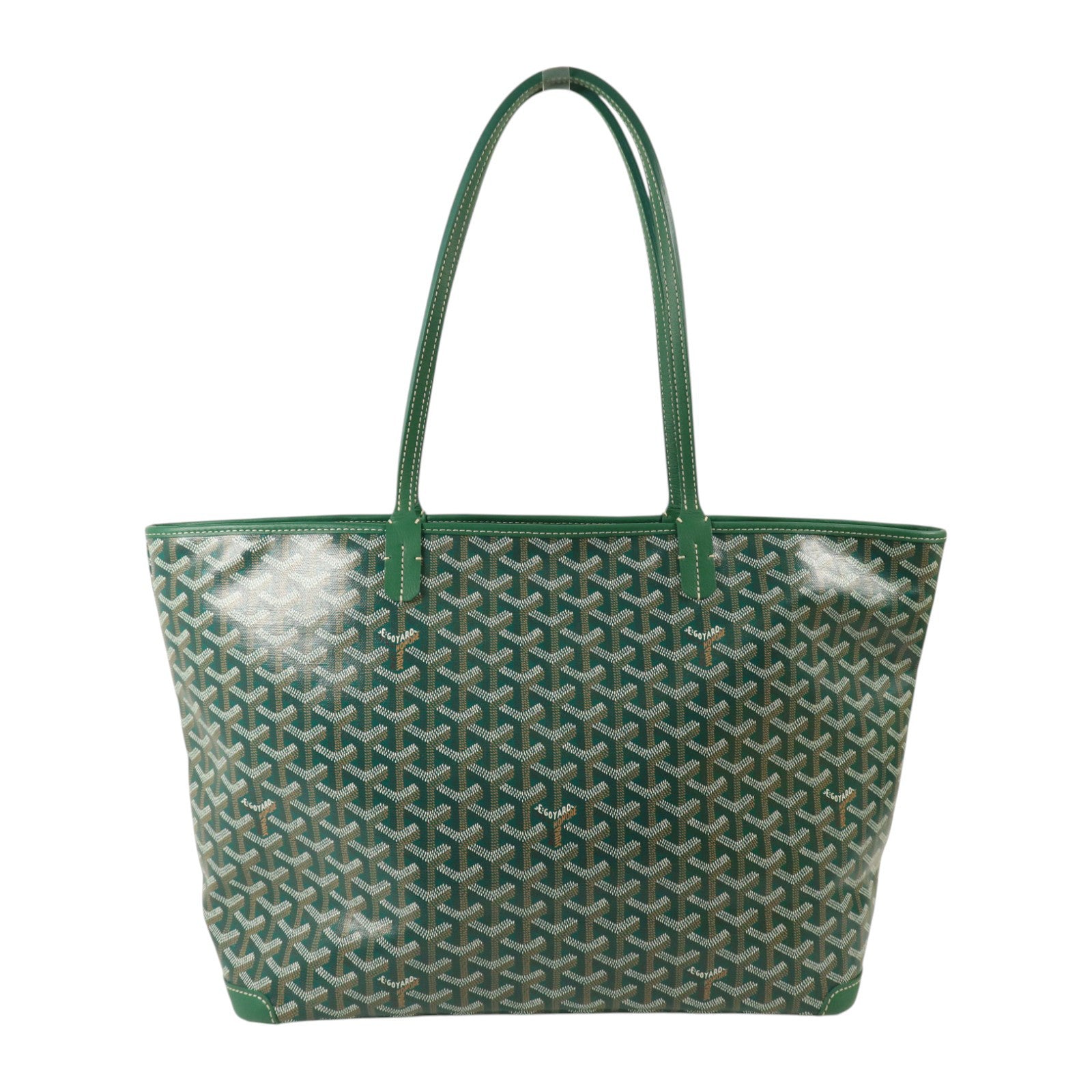 GOYARD 塗層帆布Artois MM銀扣肩背袋