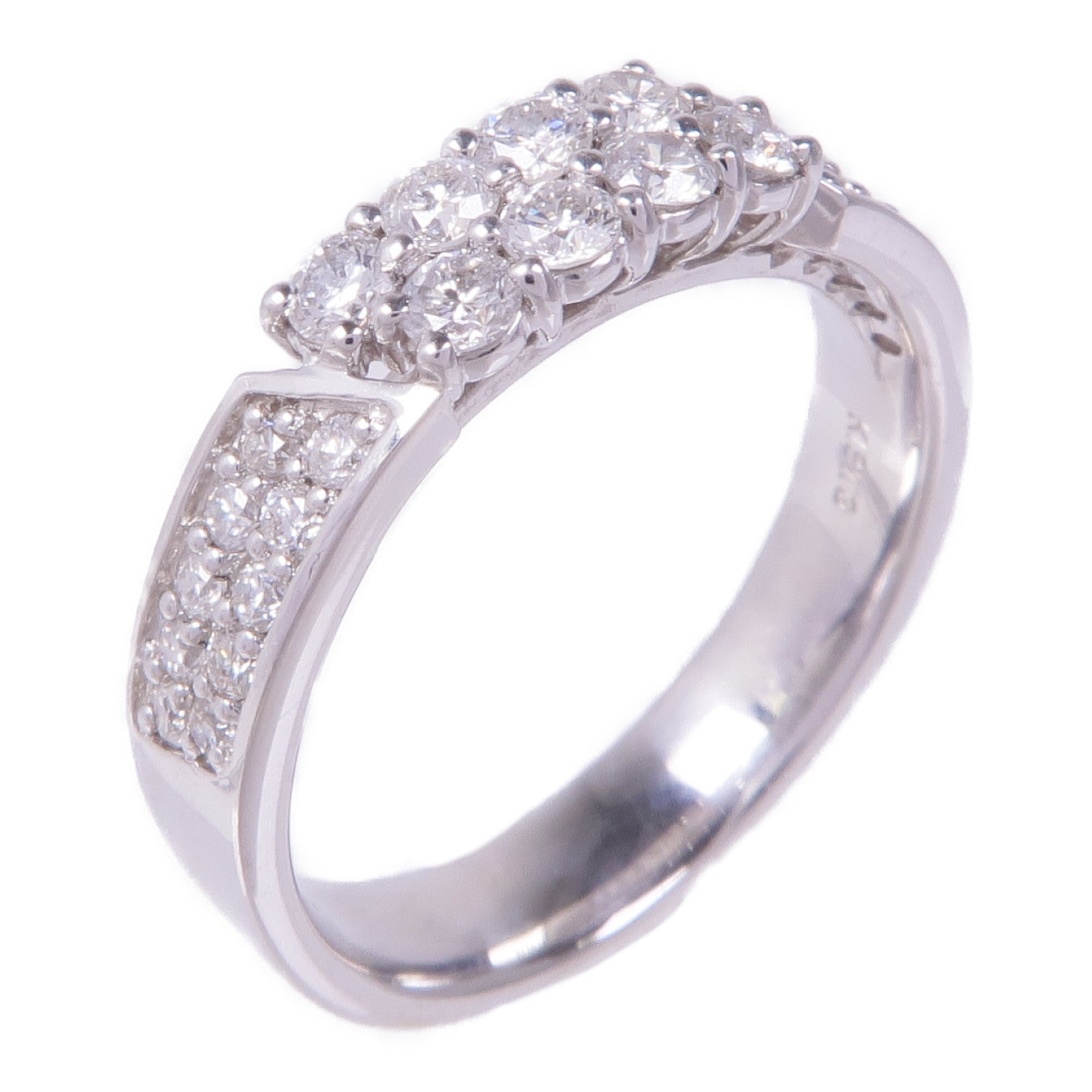 JEWELRY 【激減優惠】18K白金Diamond Ring鑽石戒指US#6.75