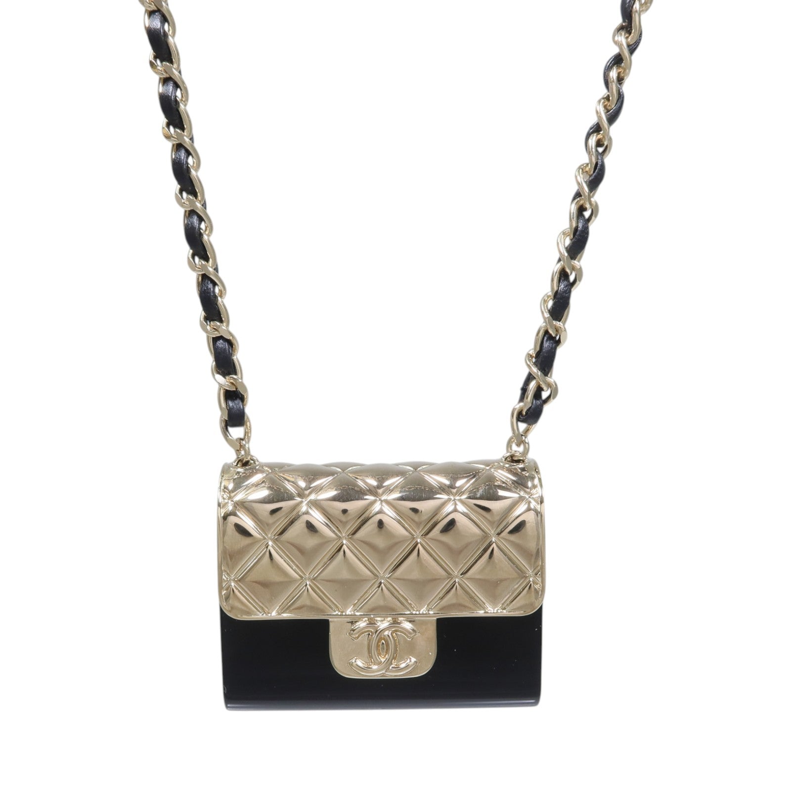 CHANEL 金屬/皮革Necklace項鍊