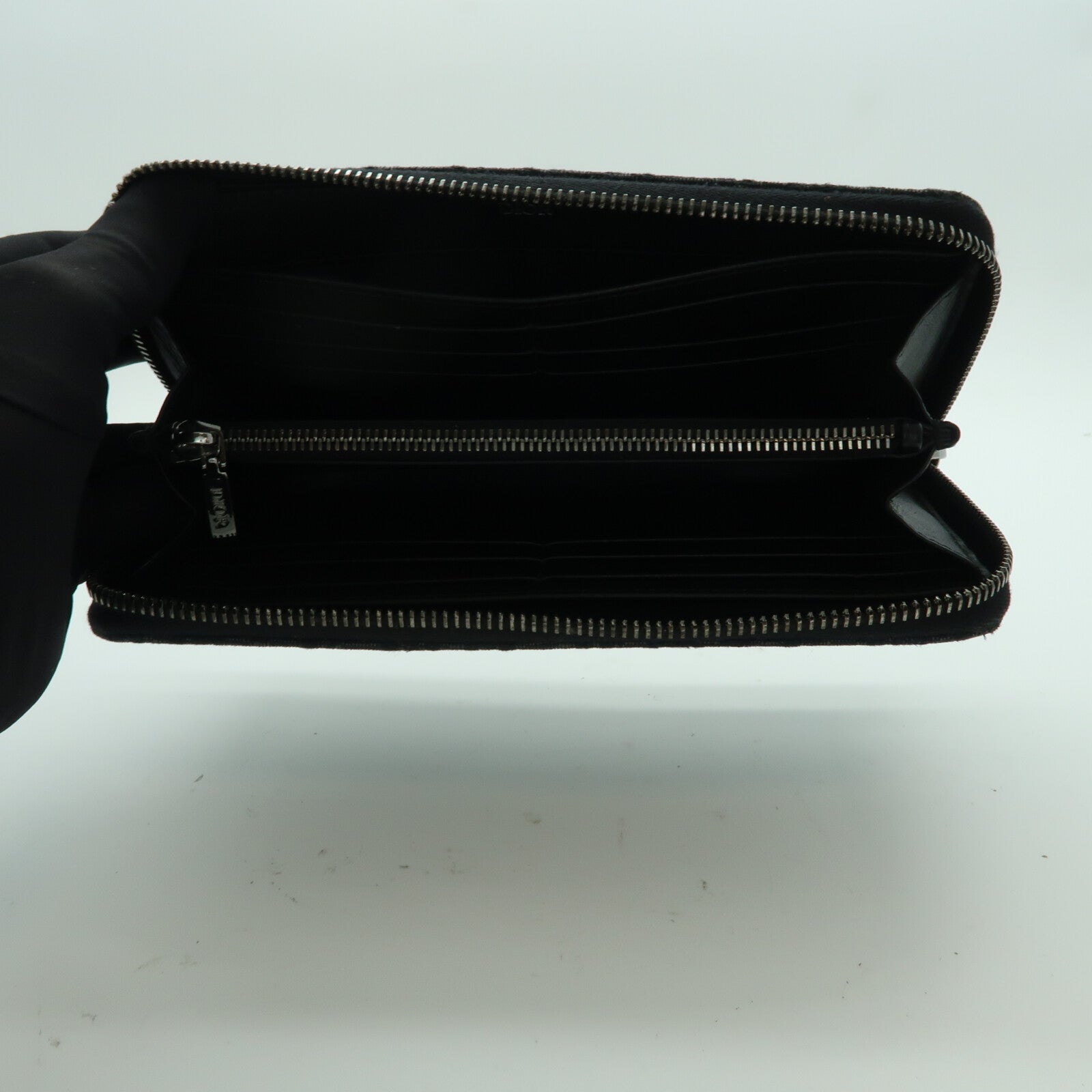 Dior 帆布Wallet銀扣長錢包