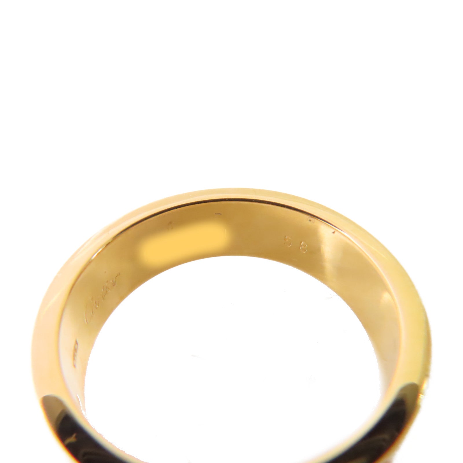 CARTIER 18K黃金Love Ring Classic Model戒指Cartier#58/US#8.25