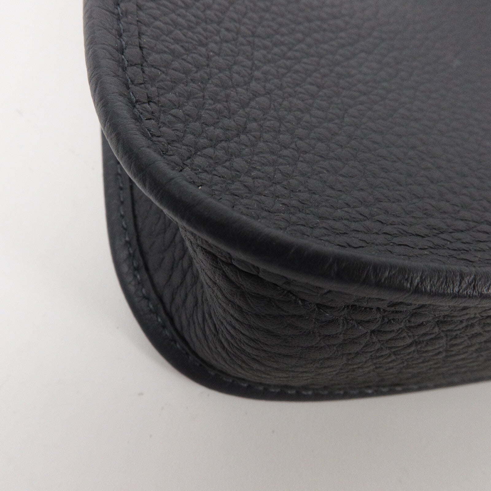 HERMES Clemence皮革Evelyne TPM肩背袋Bleu Encre