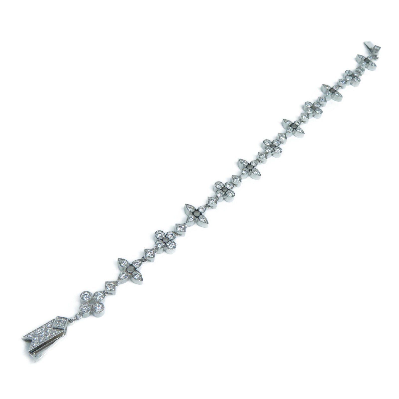 LOUIS VUITTON 【激減優惠】18K白金Ideal Diamond Bracelet鑽石手鏈銀色