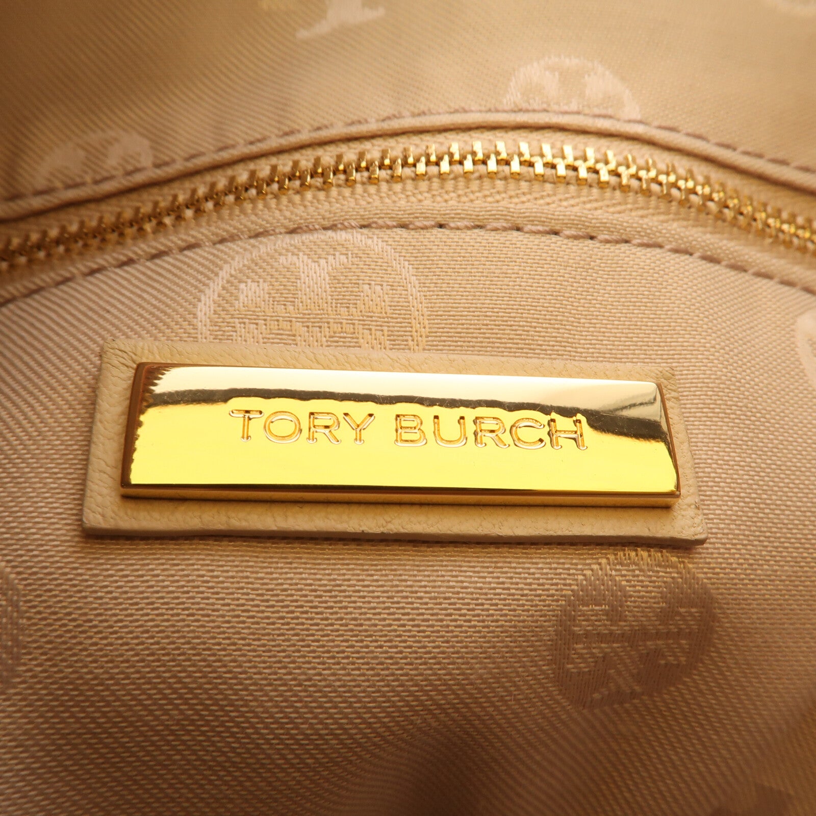 Tory Burch 牛皮皮革Tote Bag金扣鏈帶肩背袋