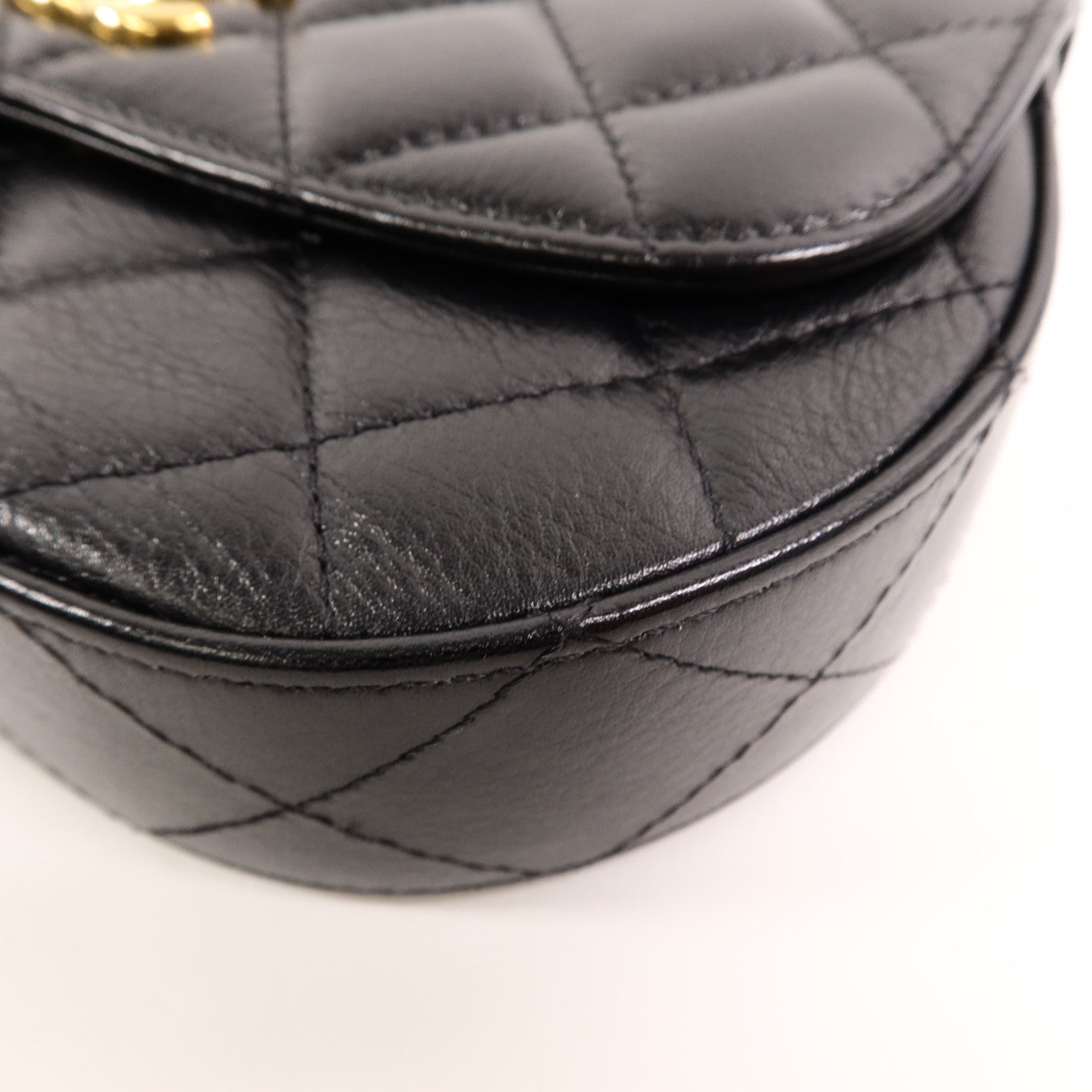CHANEL 牛皮皮革Chain Shoulder鏈帶手挽肩背兩用袋